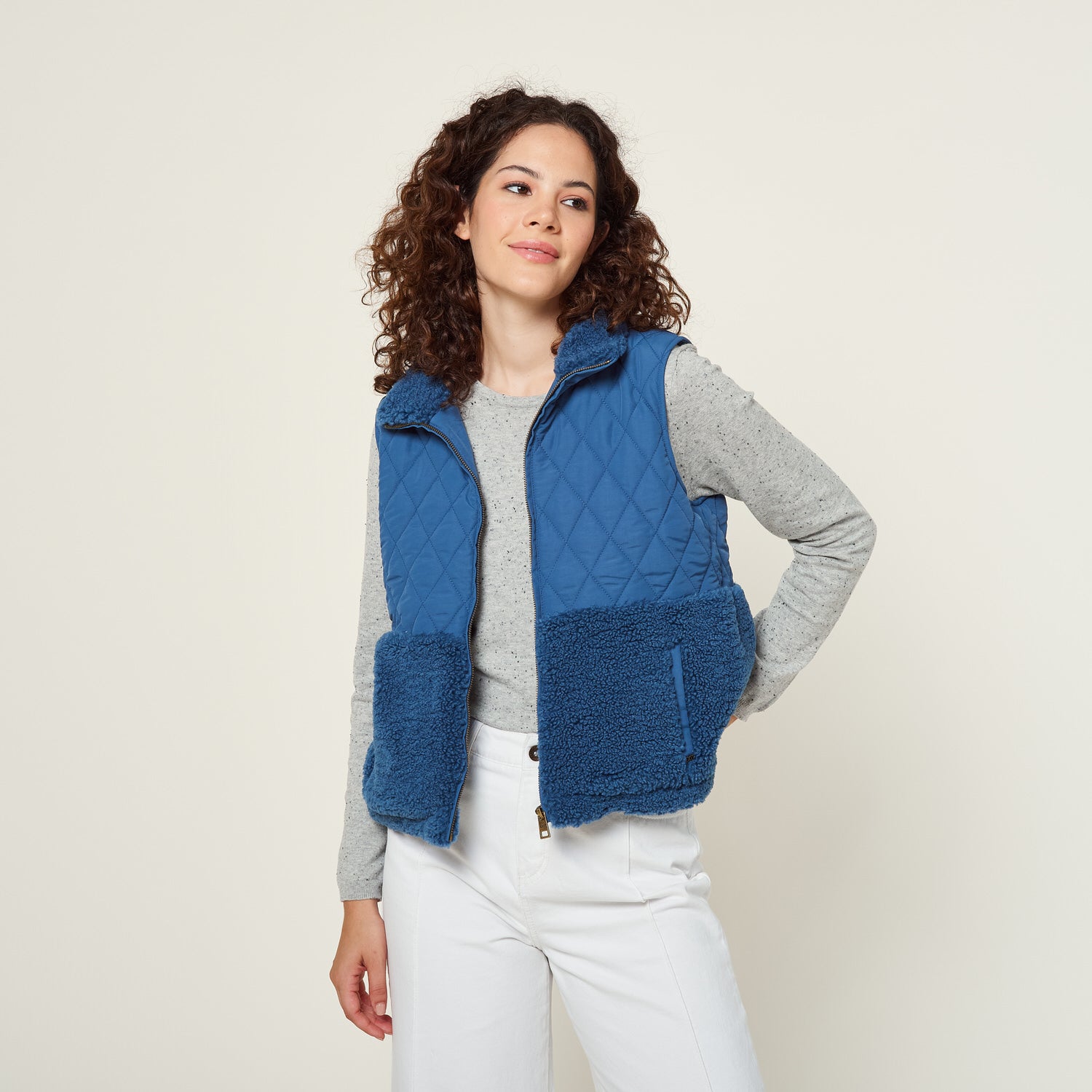 Chaleco Ania Azul