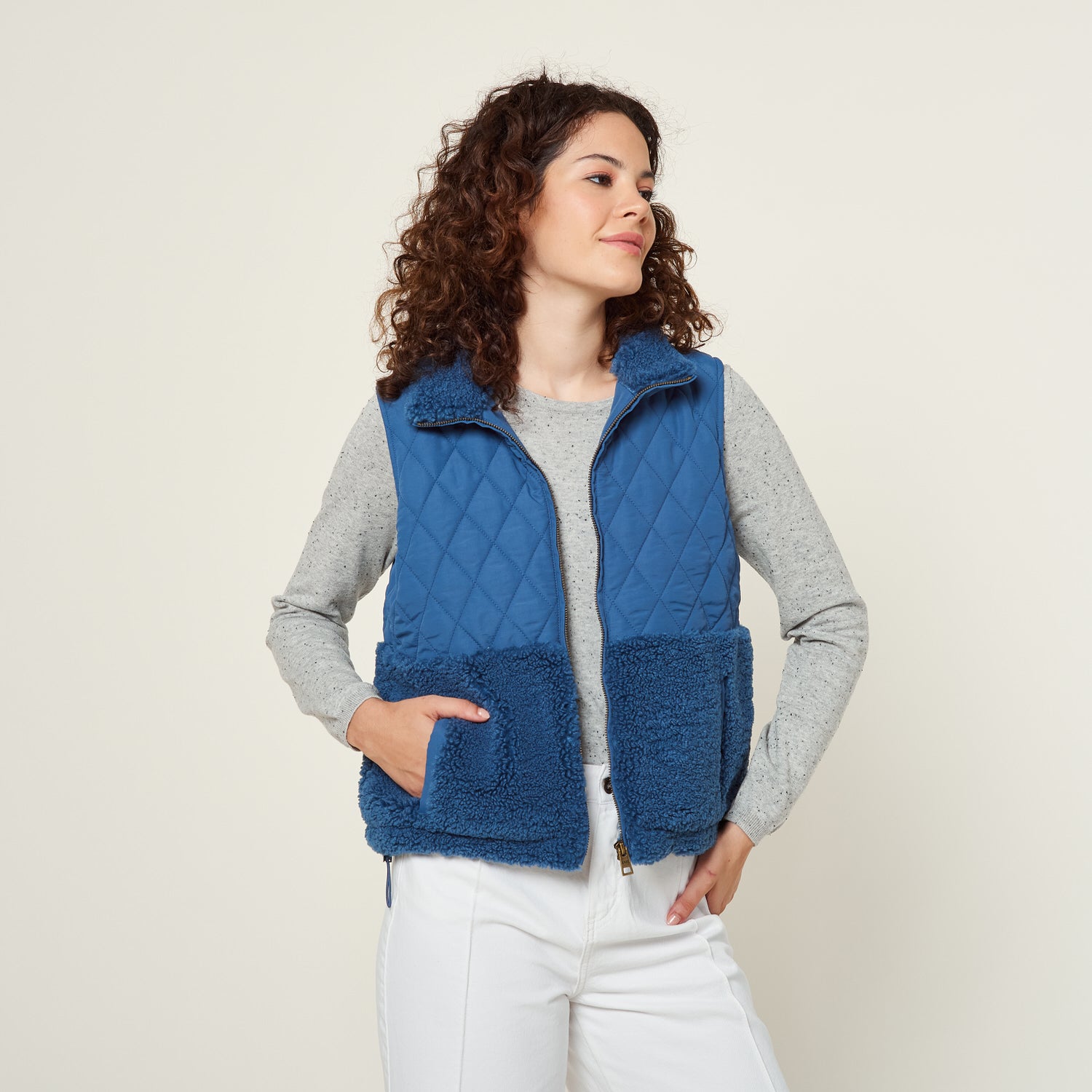 Chaleco Ania Azul