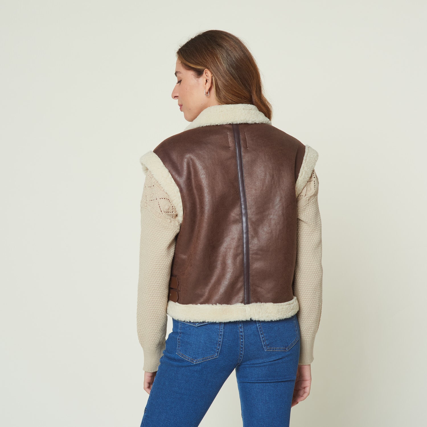 Chaleco Chiara Marron