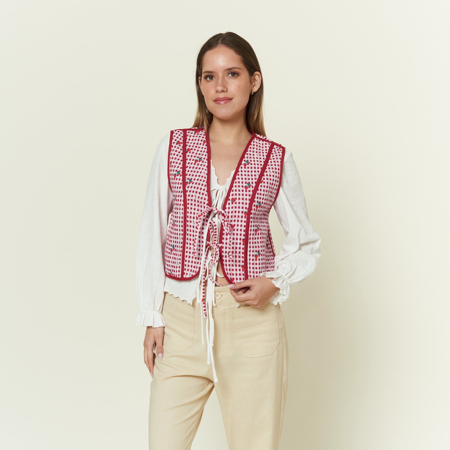 Chaleco Fresia Print