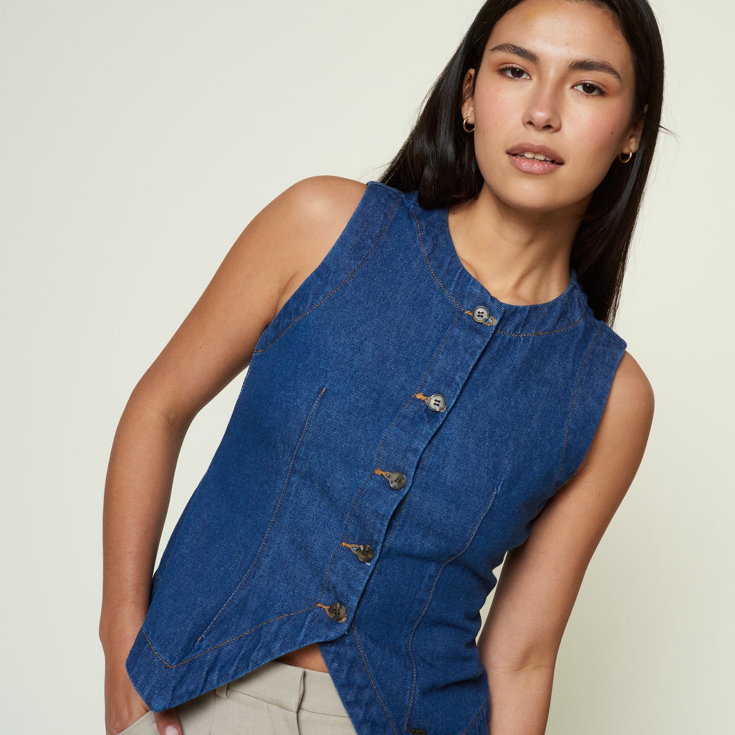 Chaleco Paulette Azul