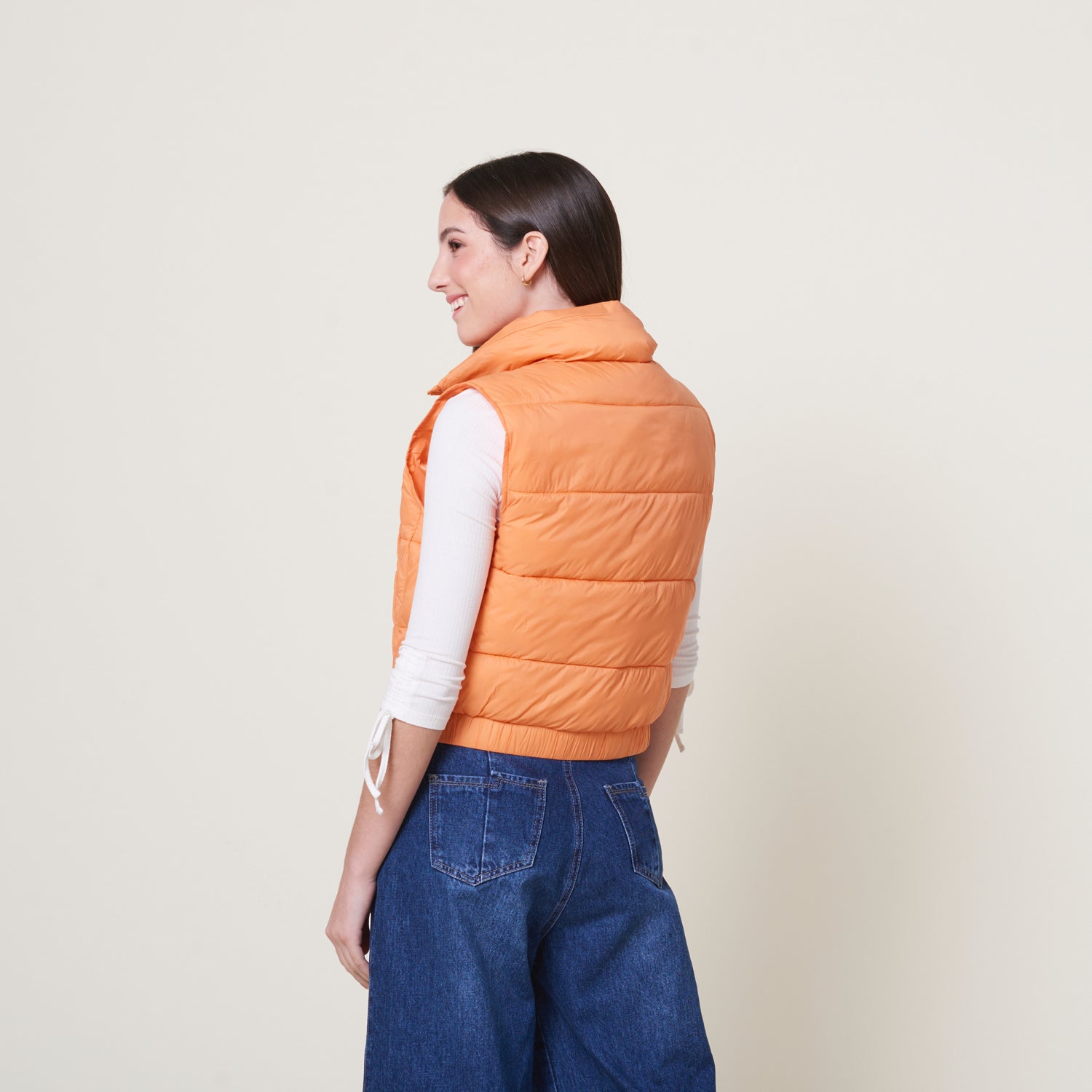 Chaleco Puffer Naranja