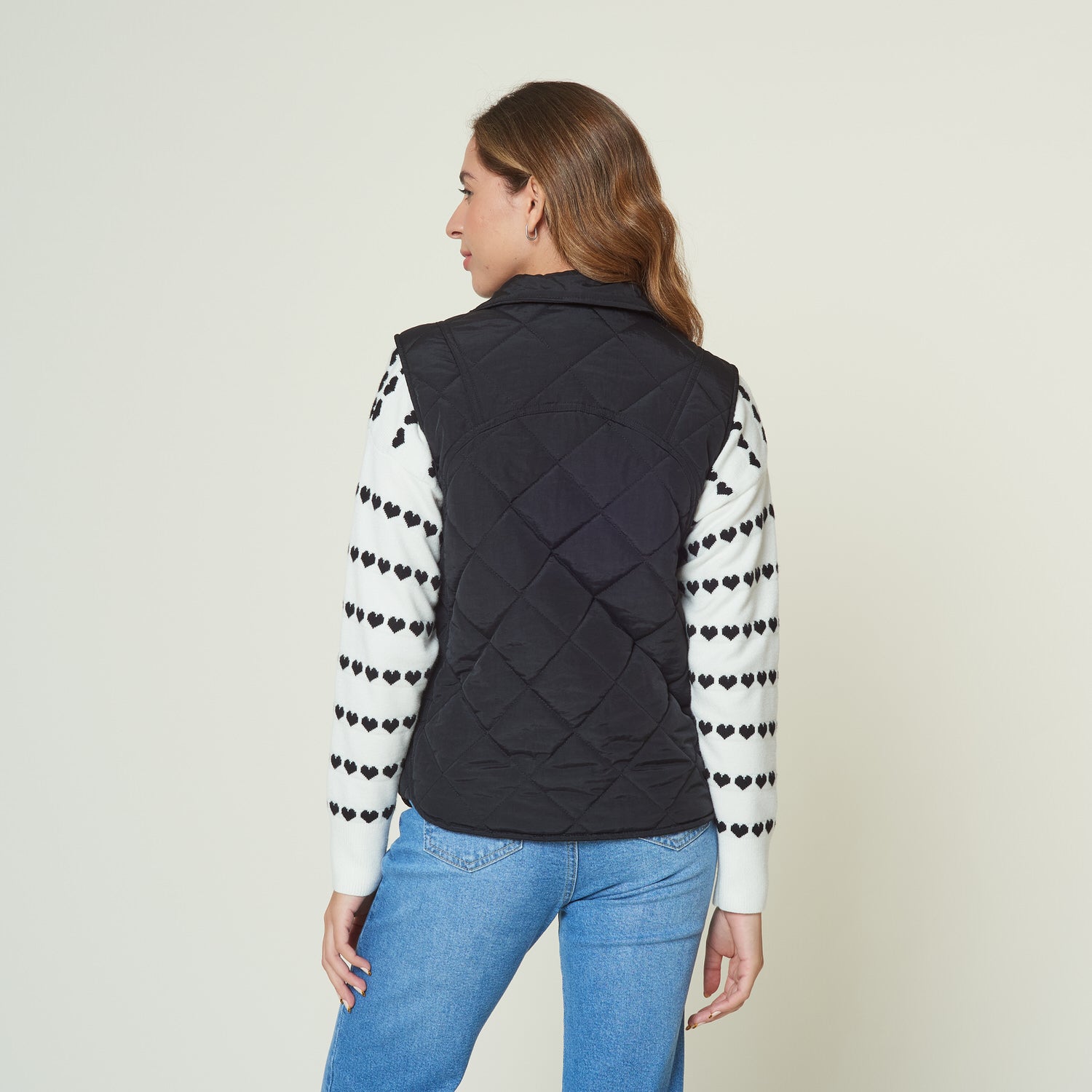 Chaleco Quilt Negro