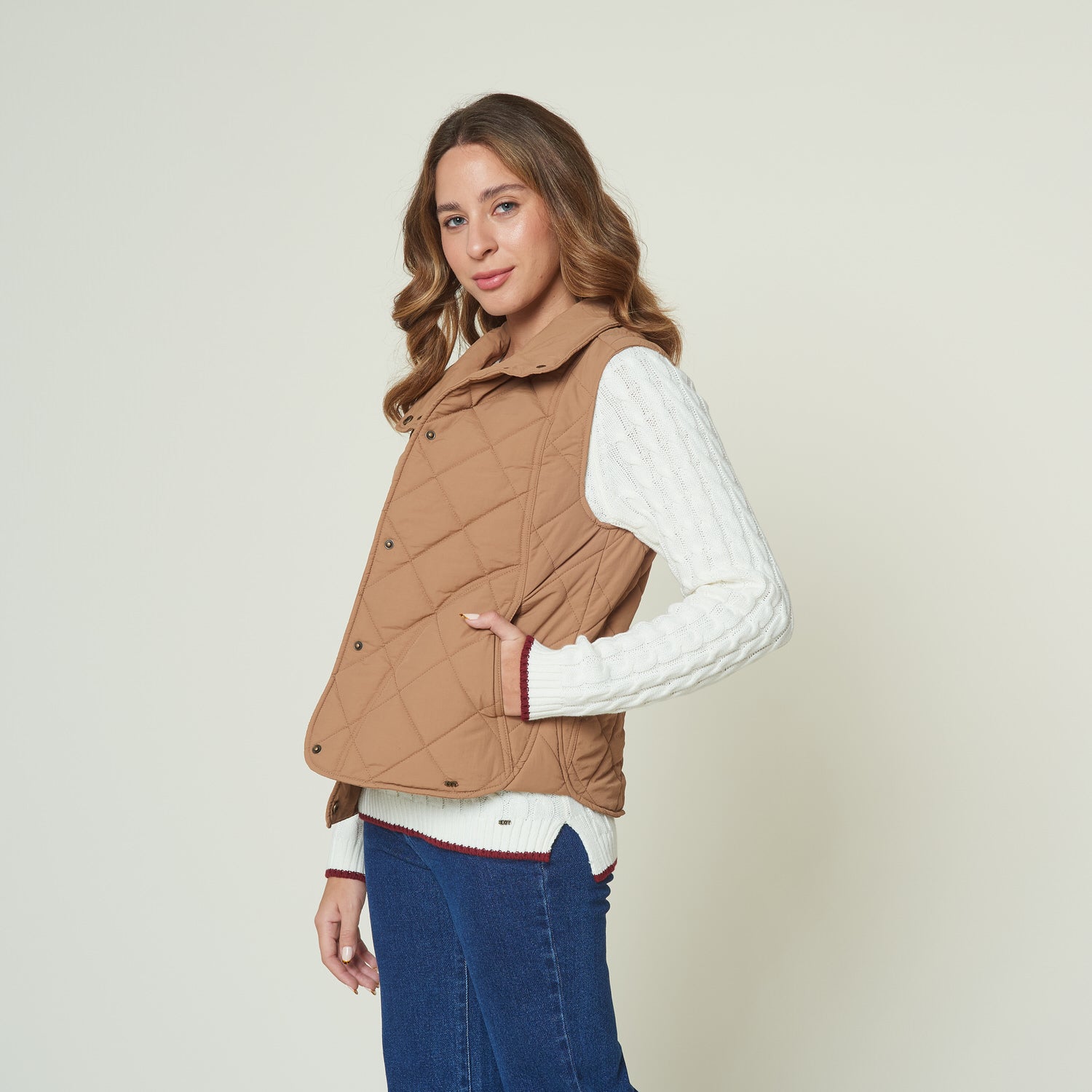 Chaleco Quilt Topo