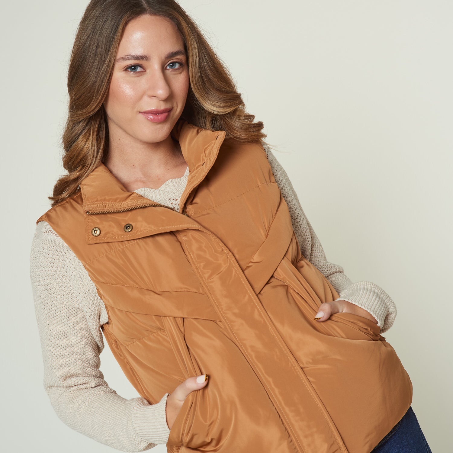 Chaleco Seul Camel