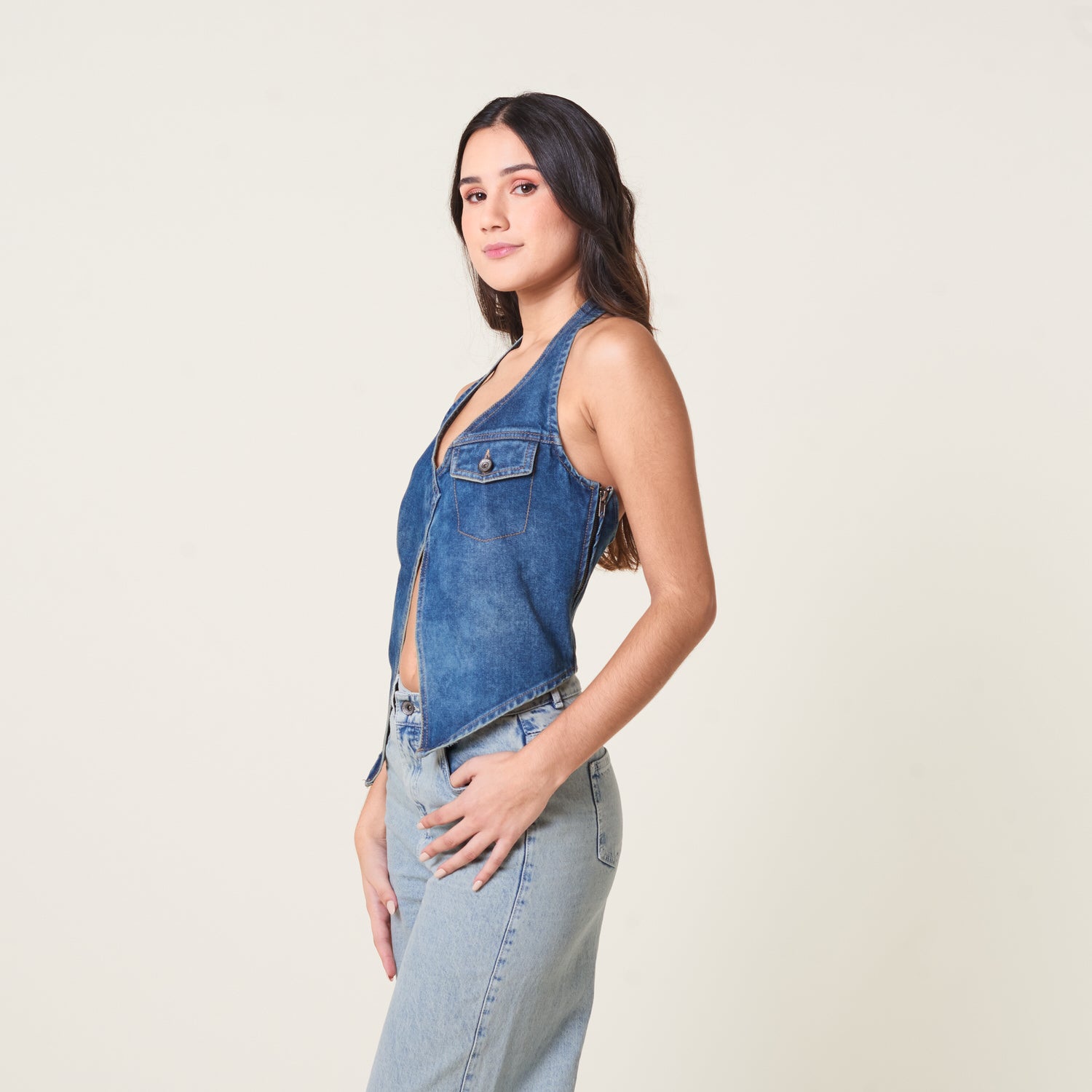Chaleco Teofila Azul