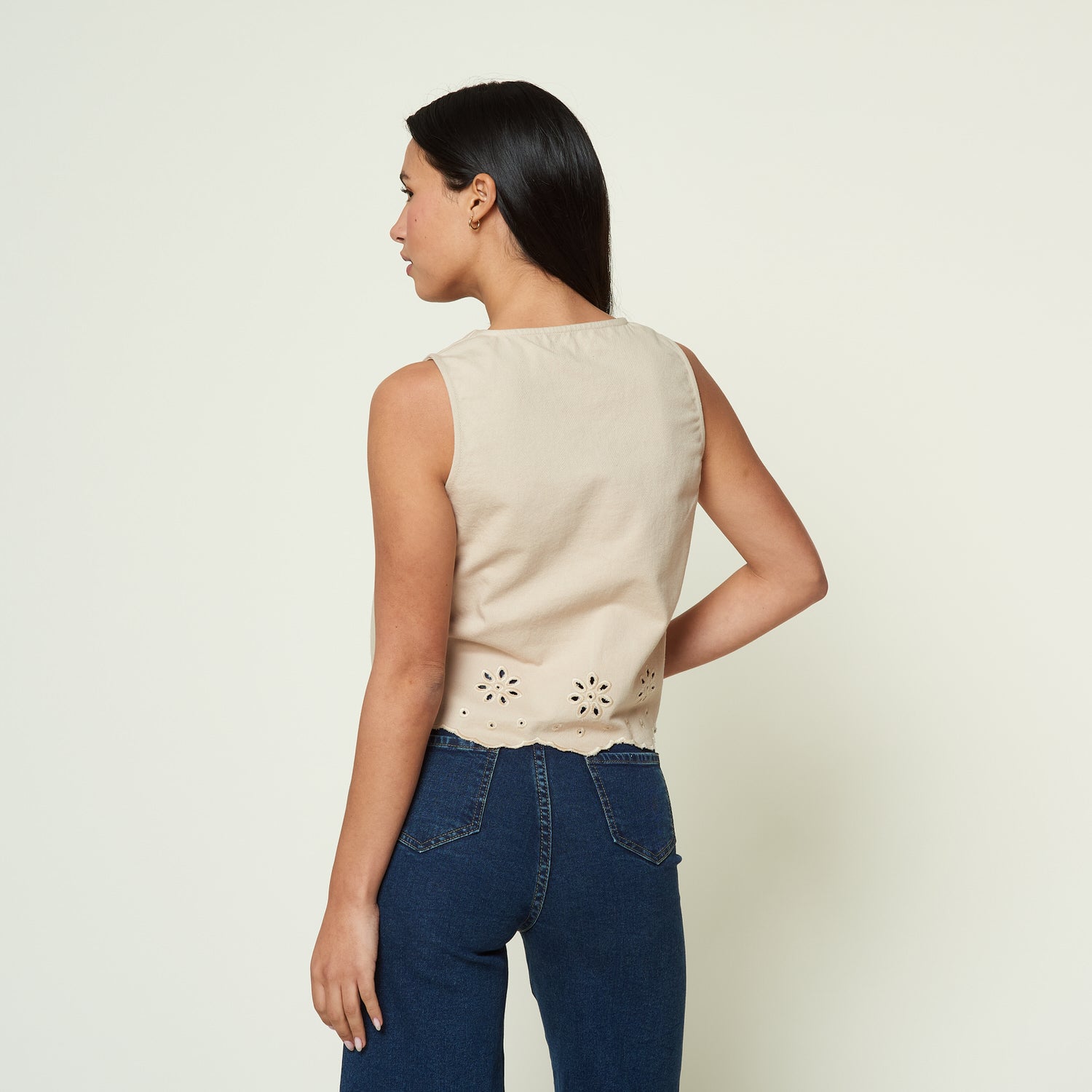 Chaleco Vraulia Beige