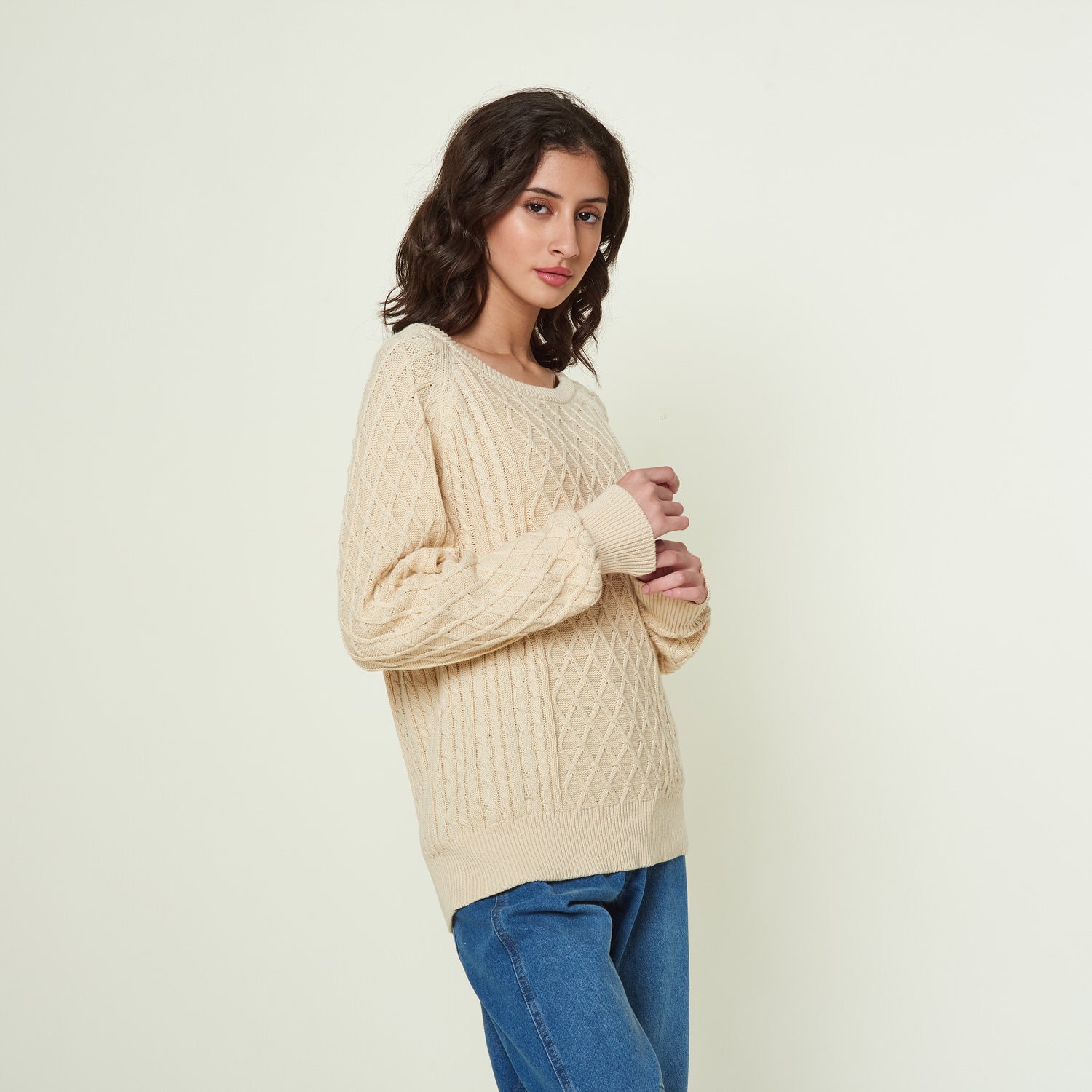 Chompa Chantal Beige