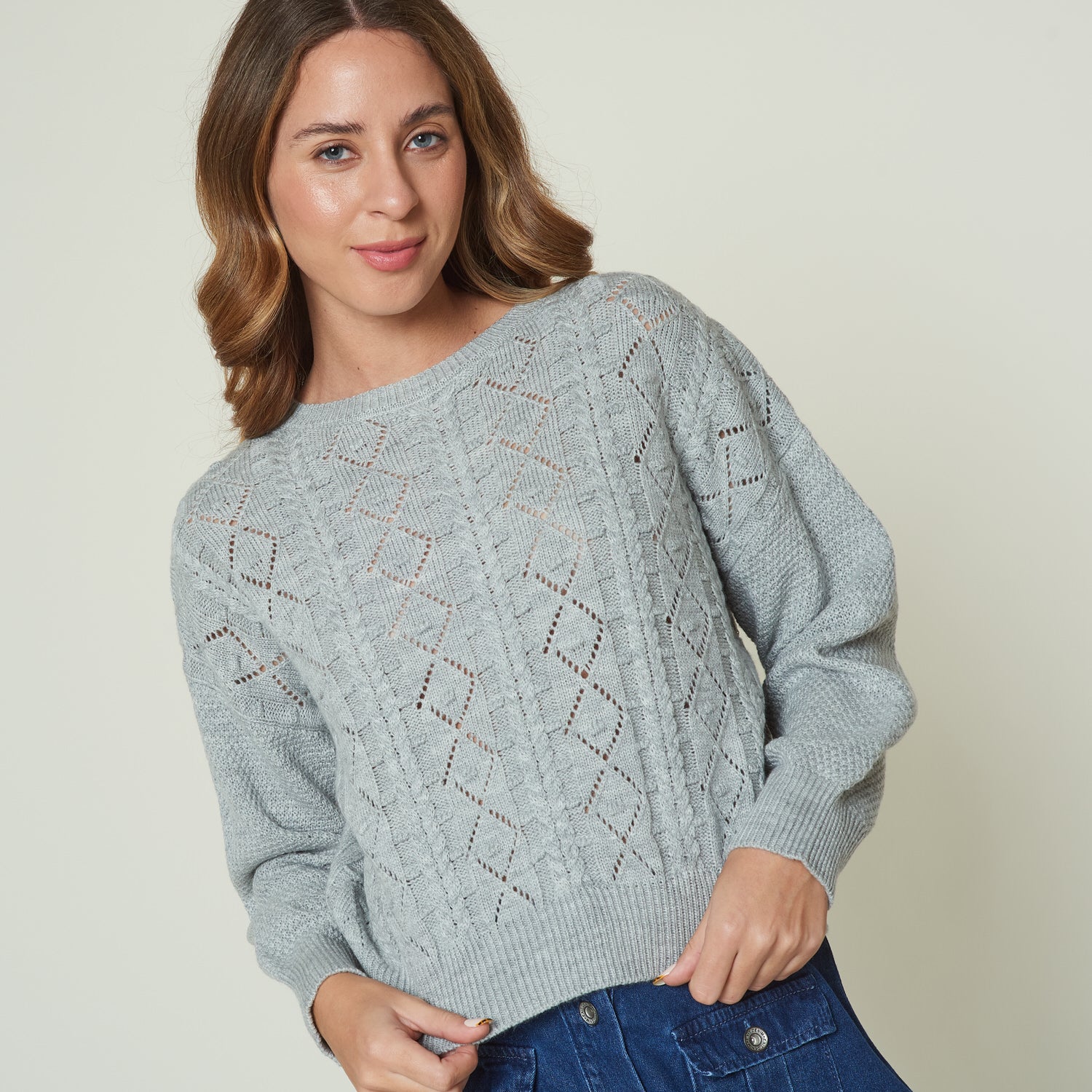 Chompa New Bali Gris
