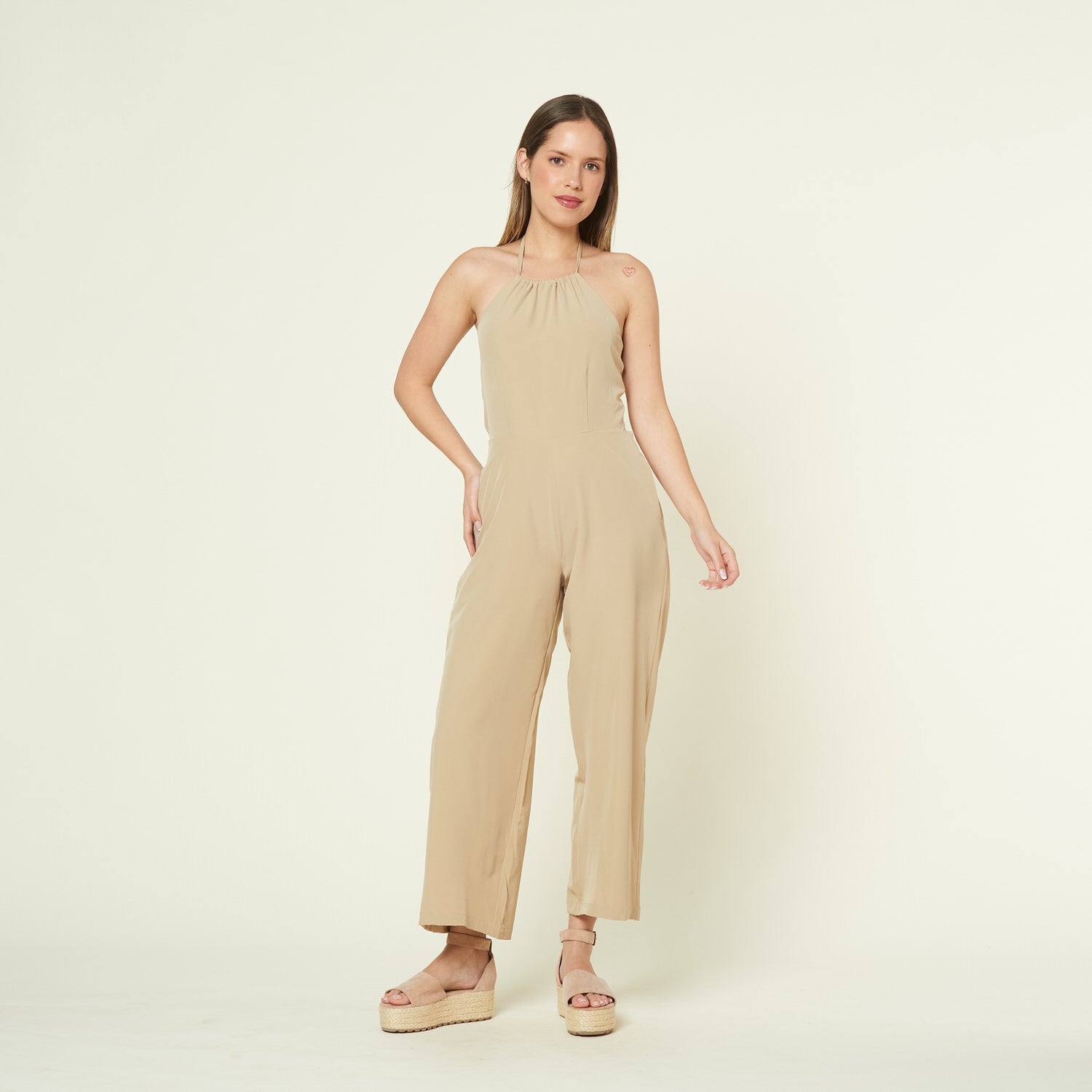 Enterizo Basilia Beige