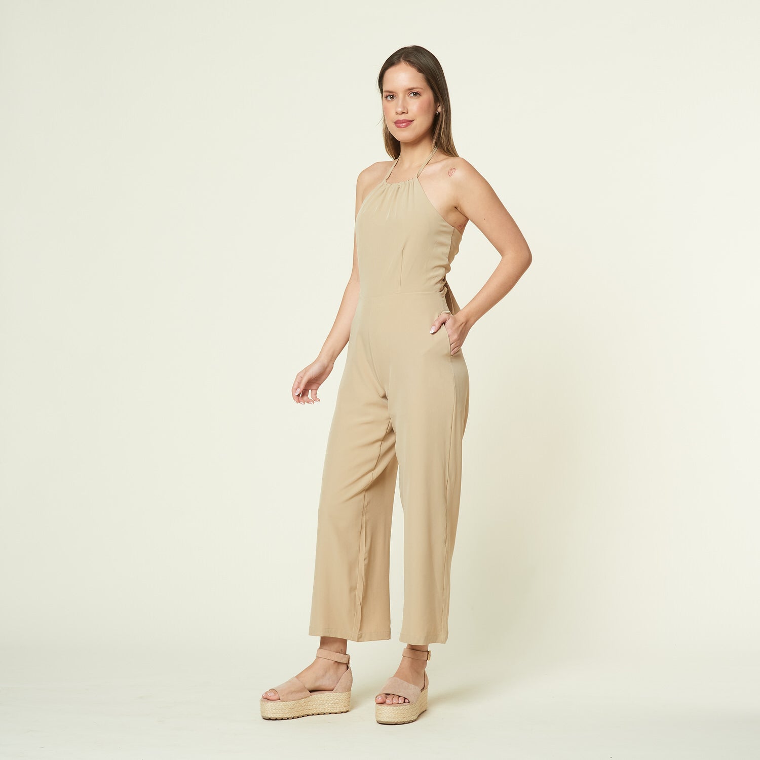 Enterizo Basilia Beige