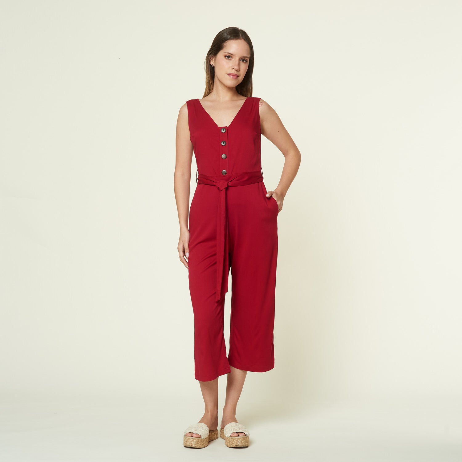 Enterizo Olenka Rojo