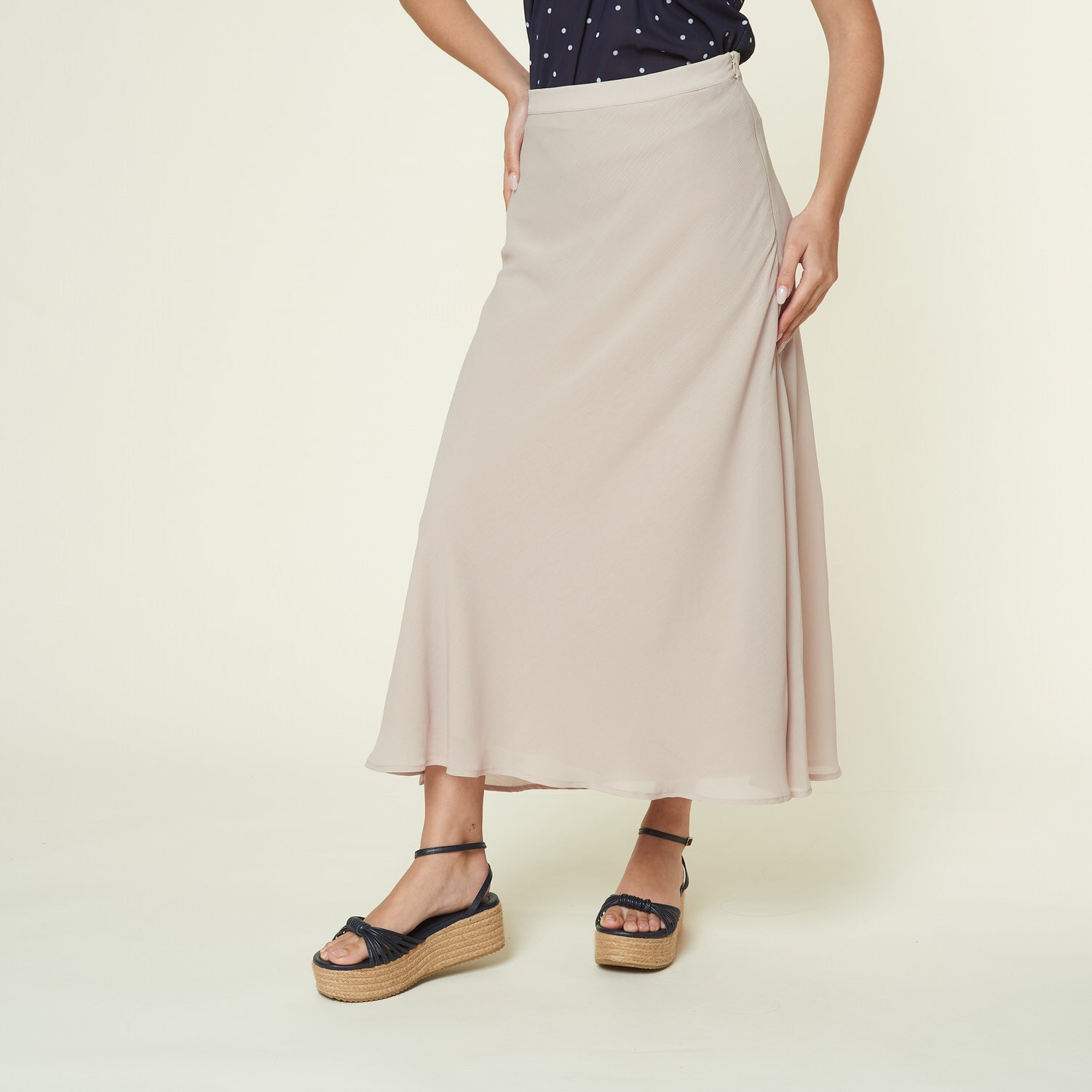 Falda Cecilia Beige
