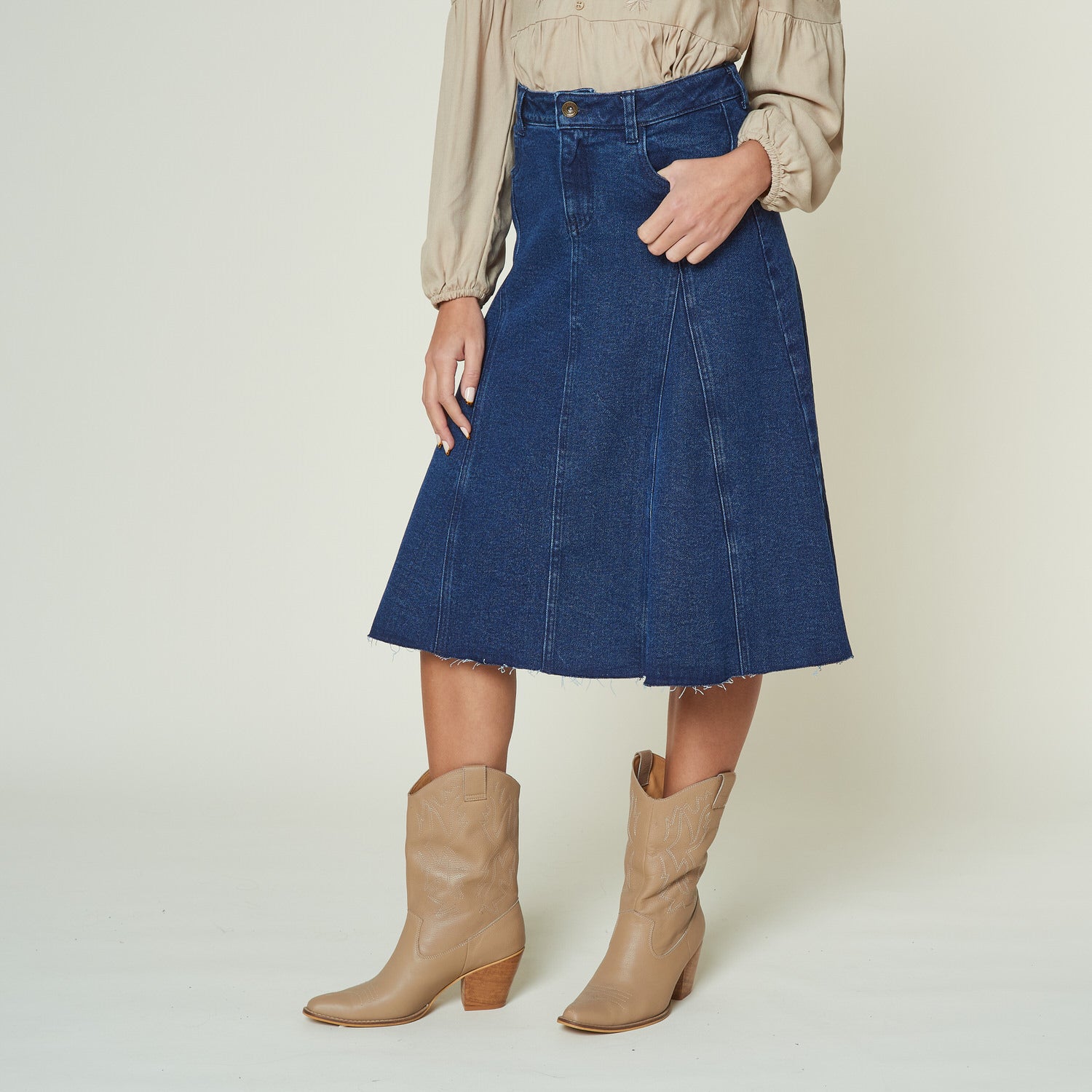 Falda Opera Azul