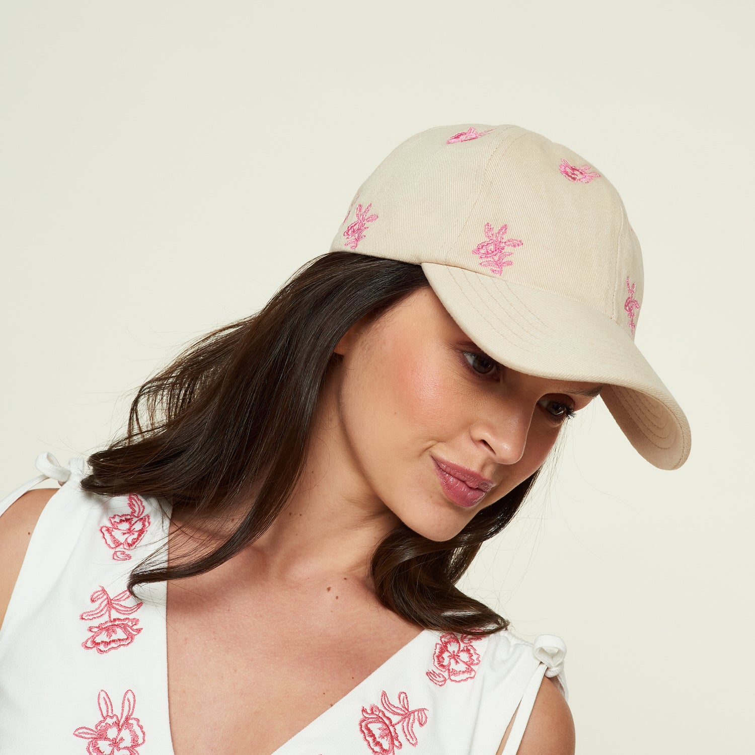 Gorro Filomena Beige