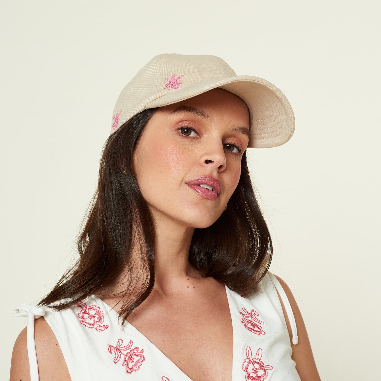 Gorro Filomena Beige