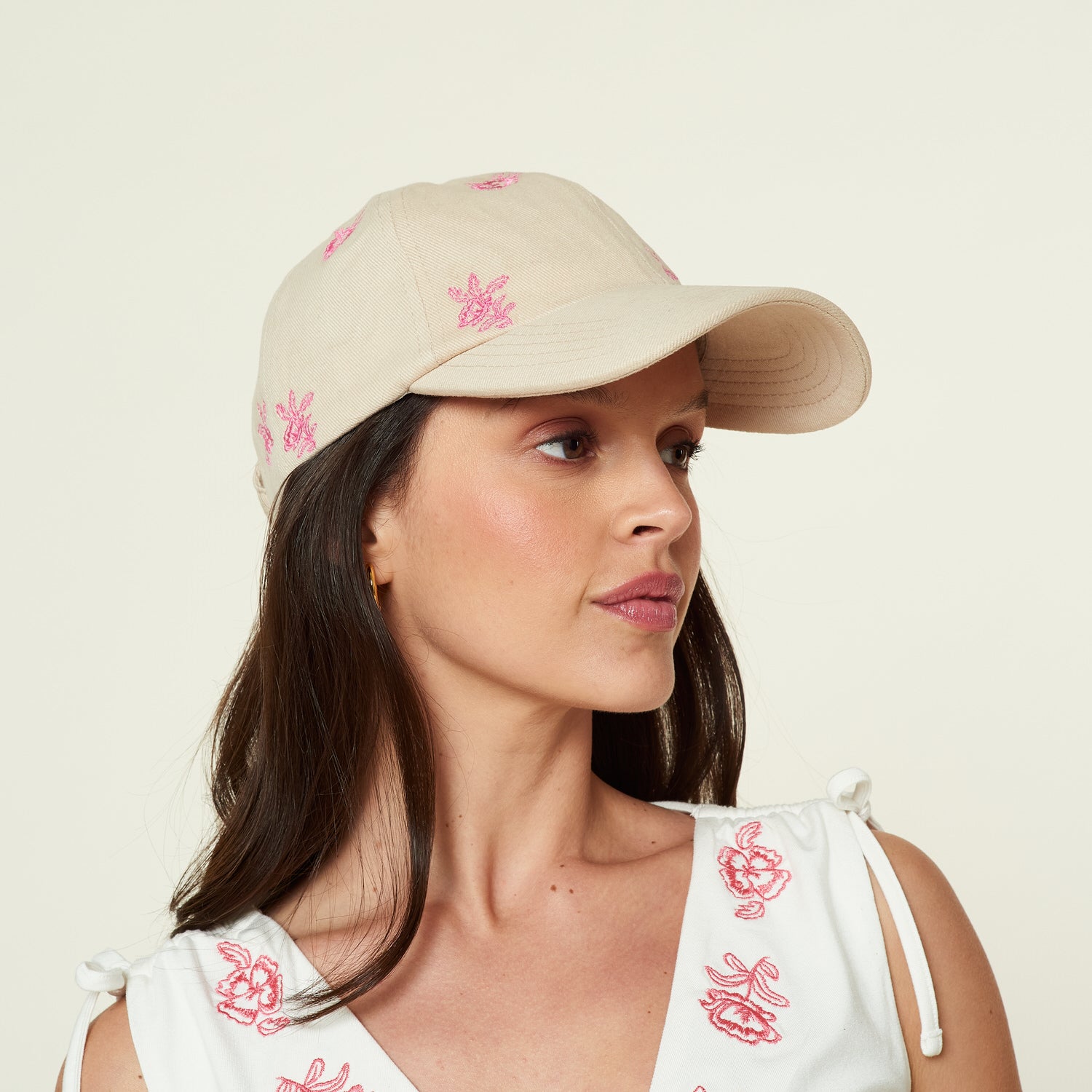 Gorro Filomena Beige