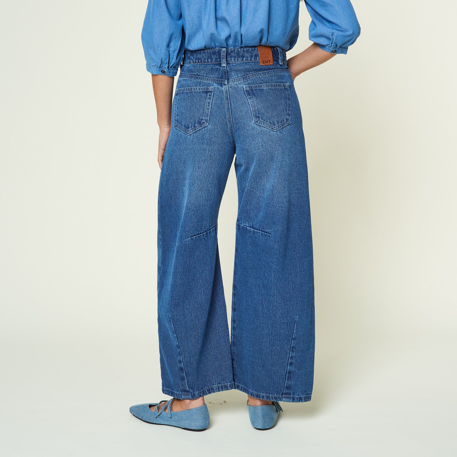 Jean Horchata Azul
