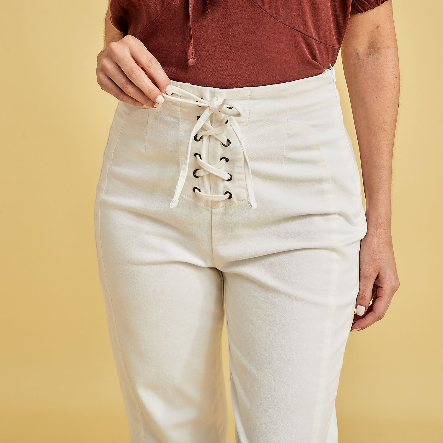 Pantalon Arefia Off White