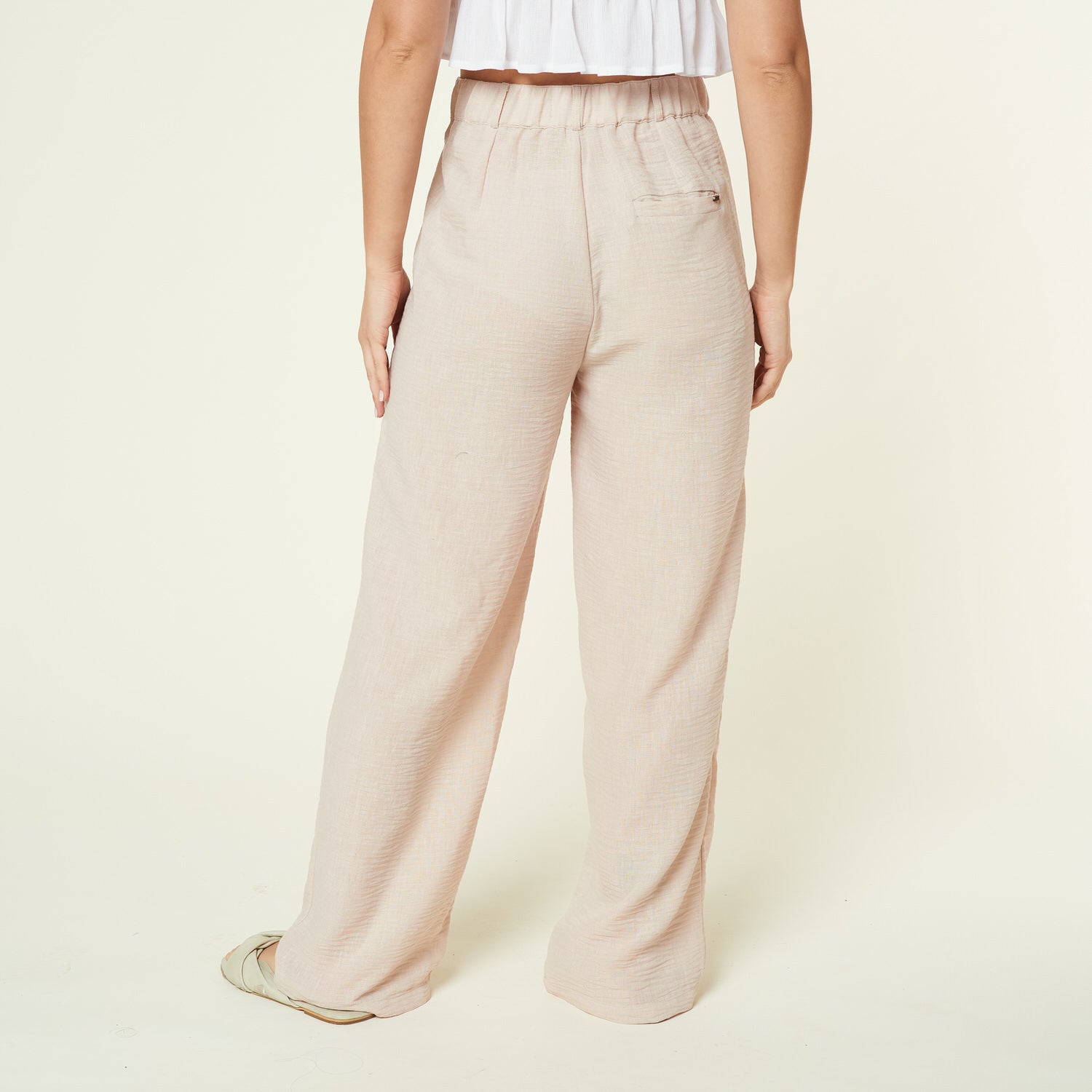 Pantalon Bambina Beige