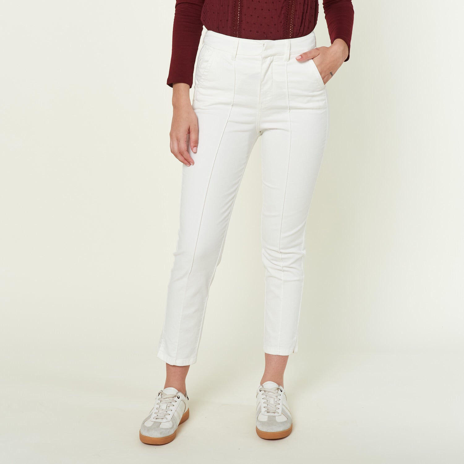 Pantalon Barbara Hueso