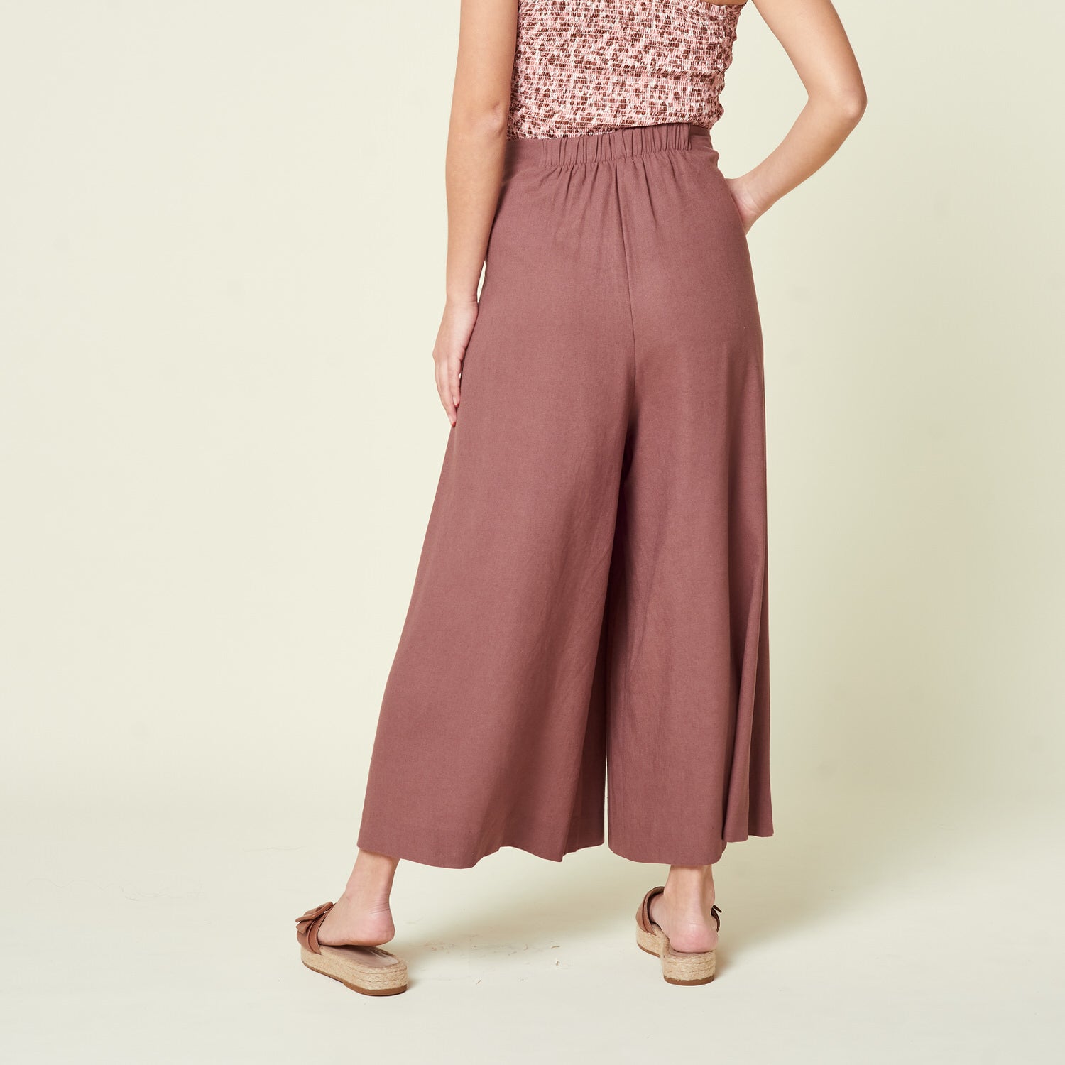Pantalon Bresha Marron