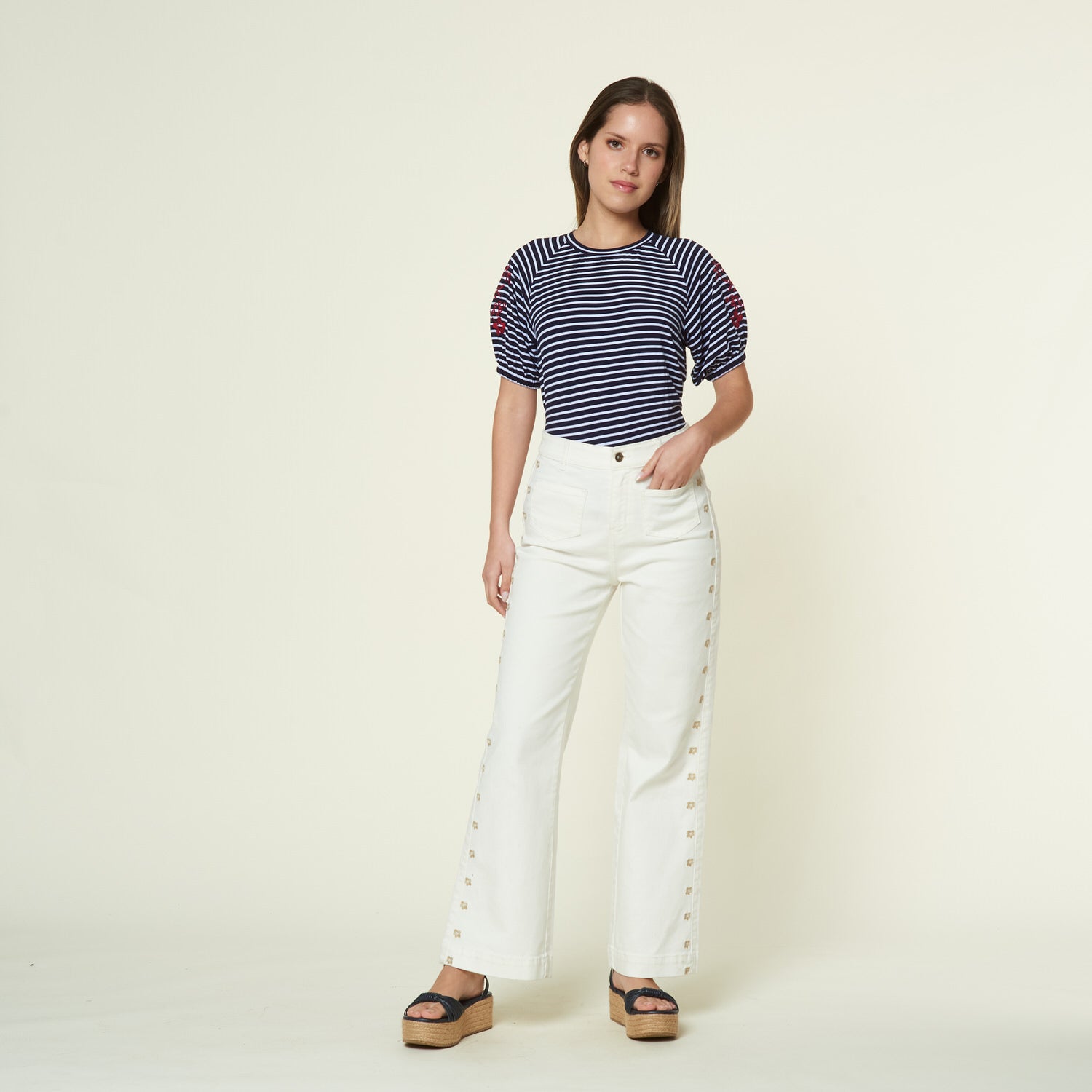 Pantalon Charlize Hueso