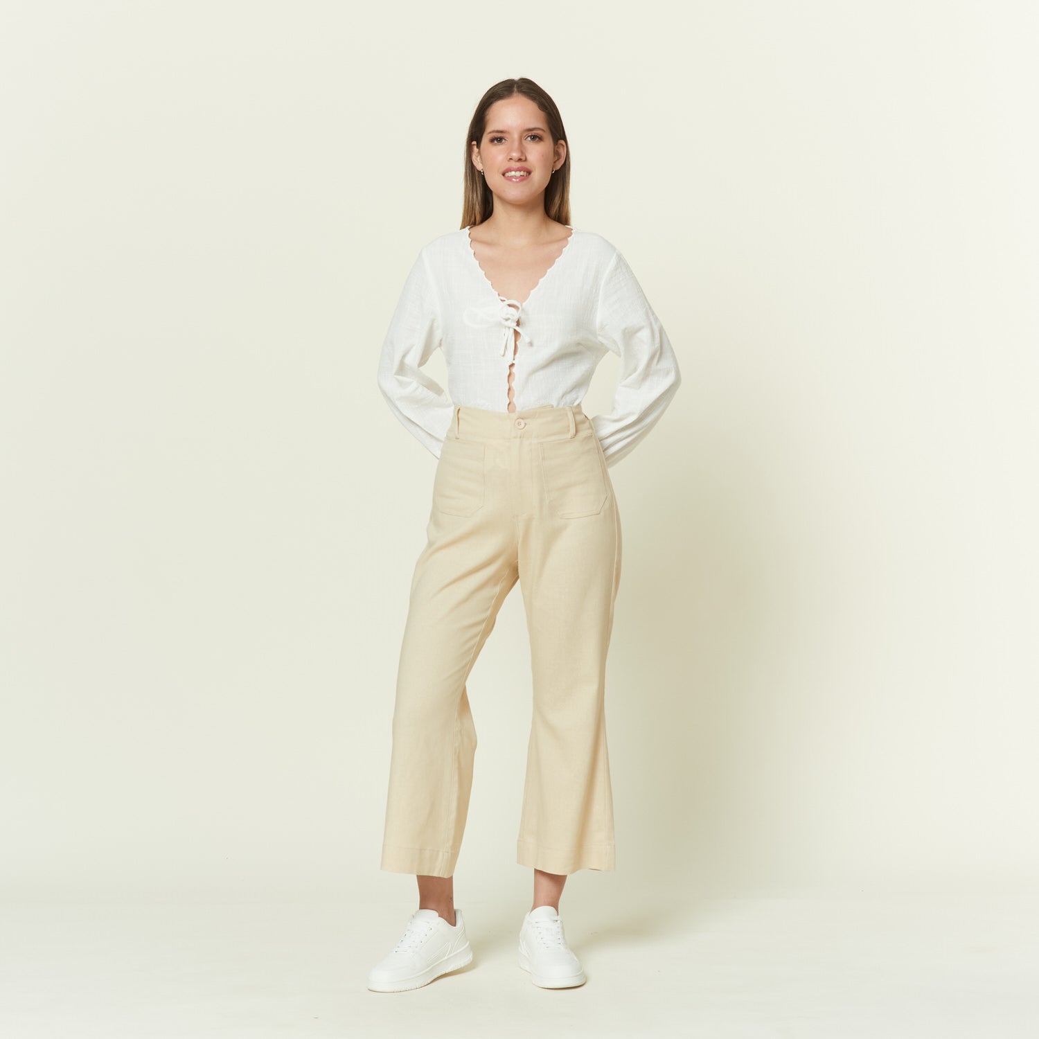 Pantalon Cosmina Beige