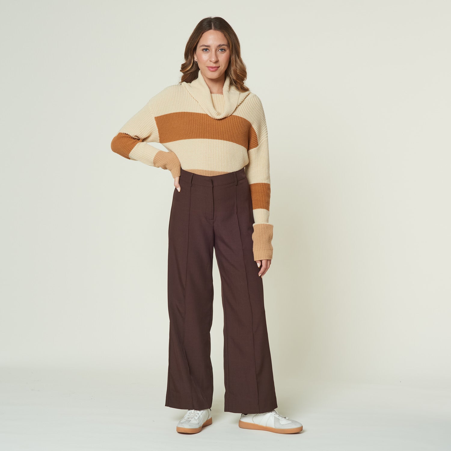 Pantalon Danica Marron