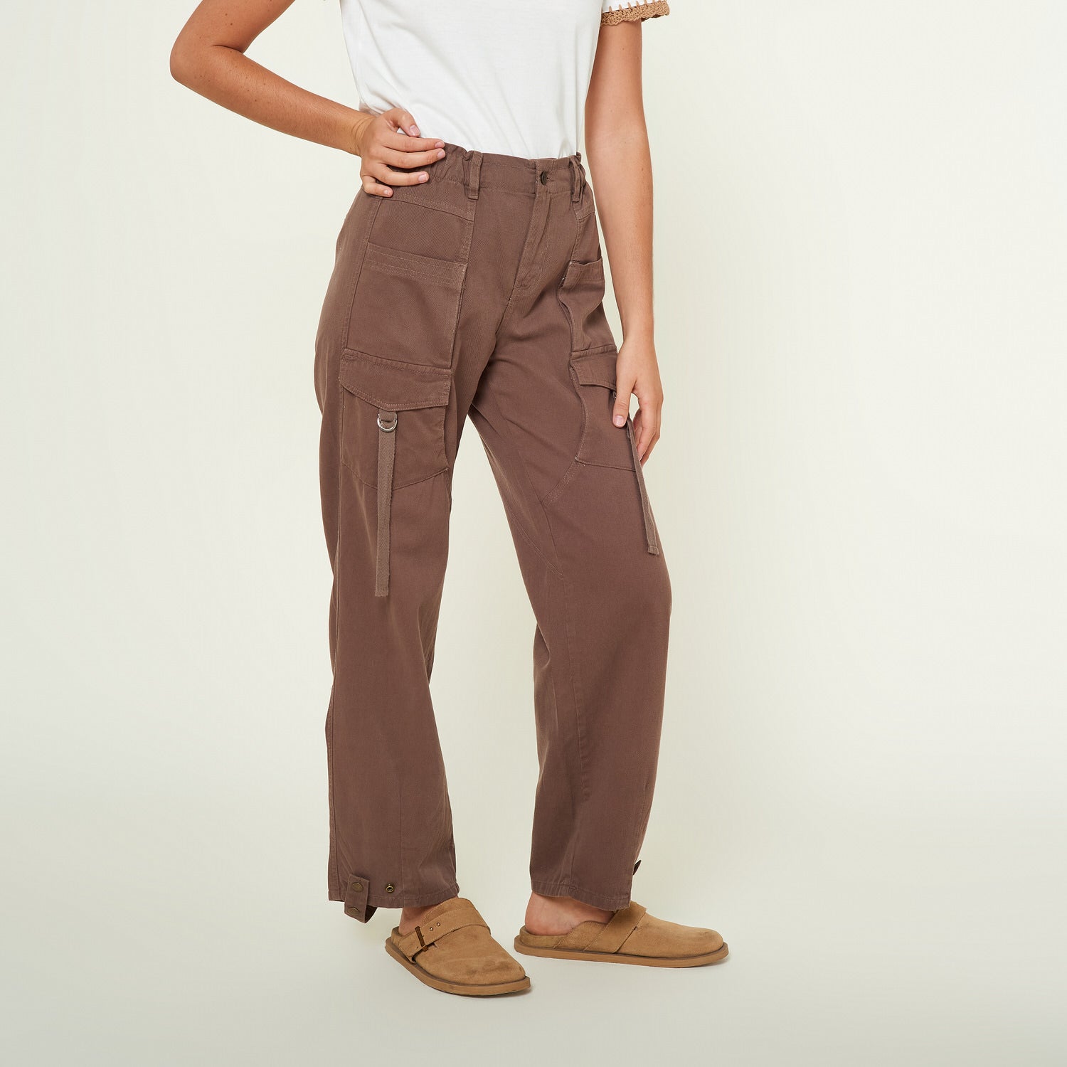 Pantalon Elora Marron