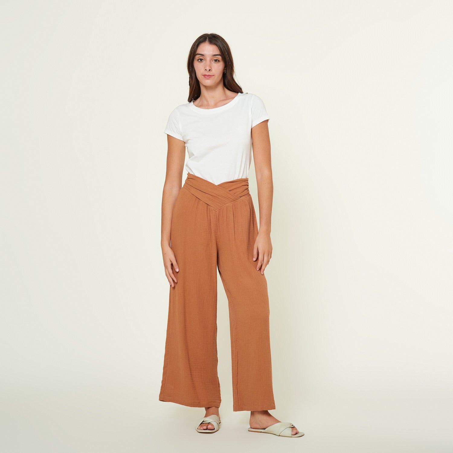 Pantalon Emilia Beige