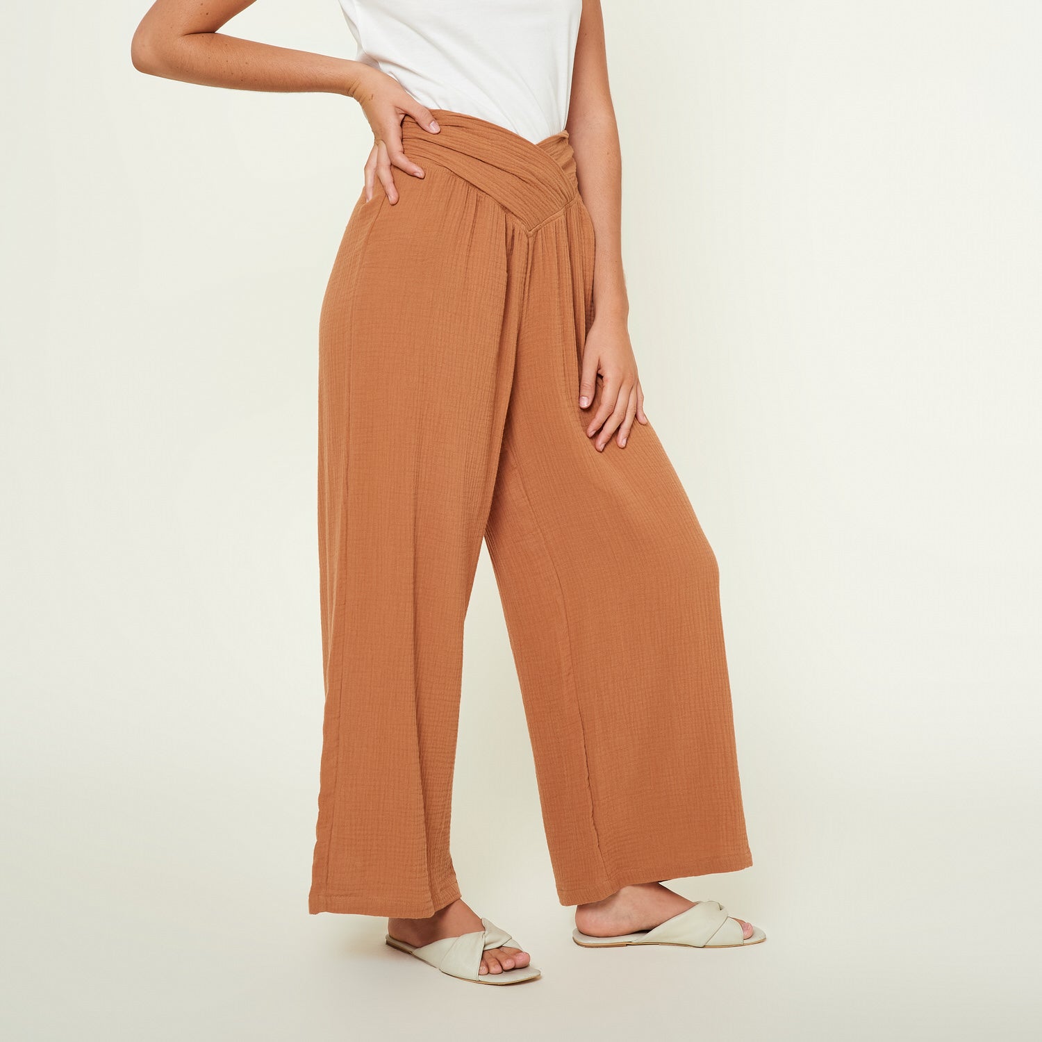 Pantalon Emilia Beige