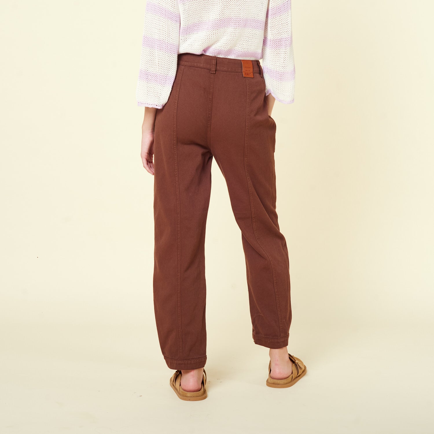 Pantalon Estefania Marron