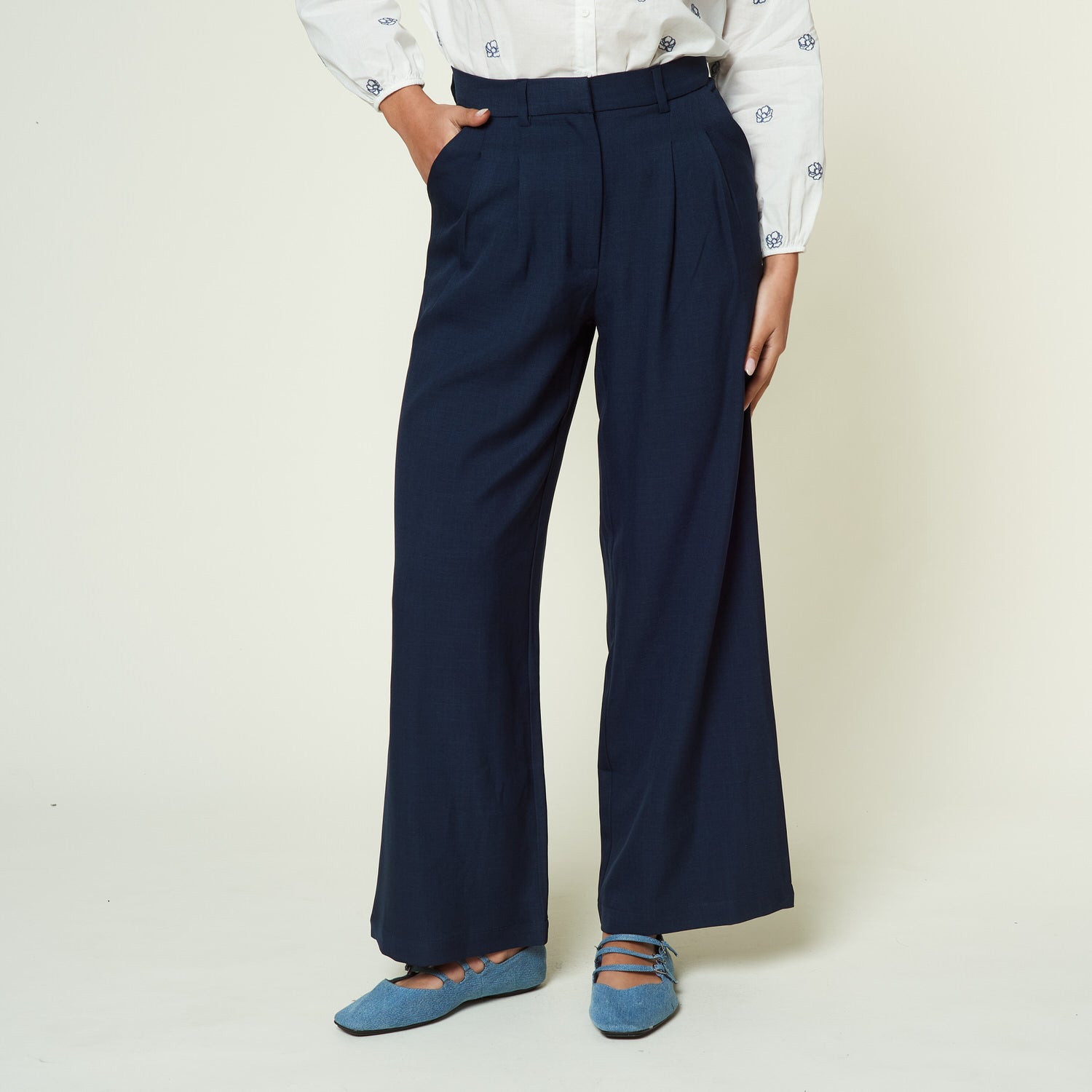 Pantalon Nela Azul