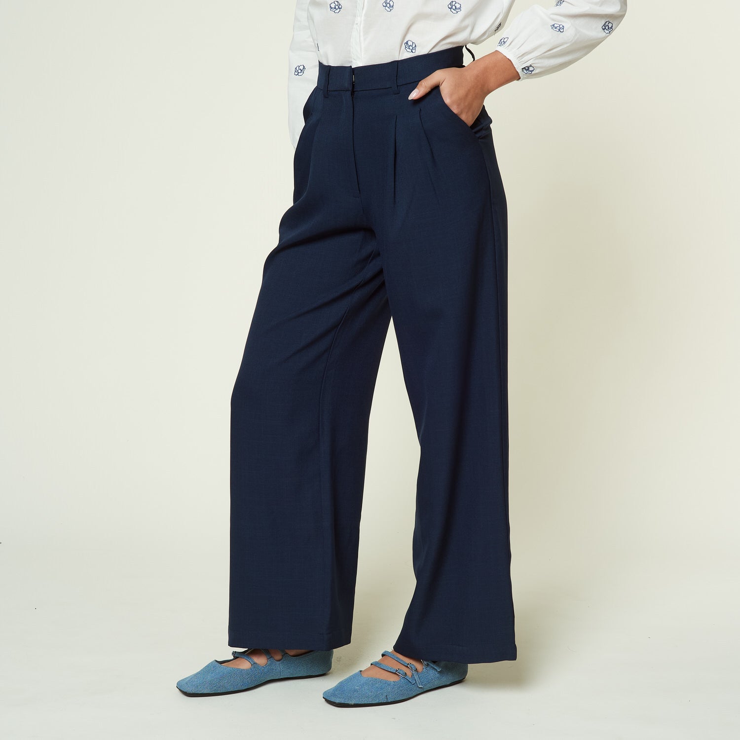 Pantalon Nela Azul