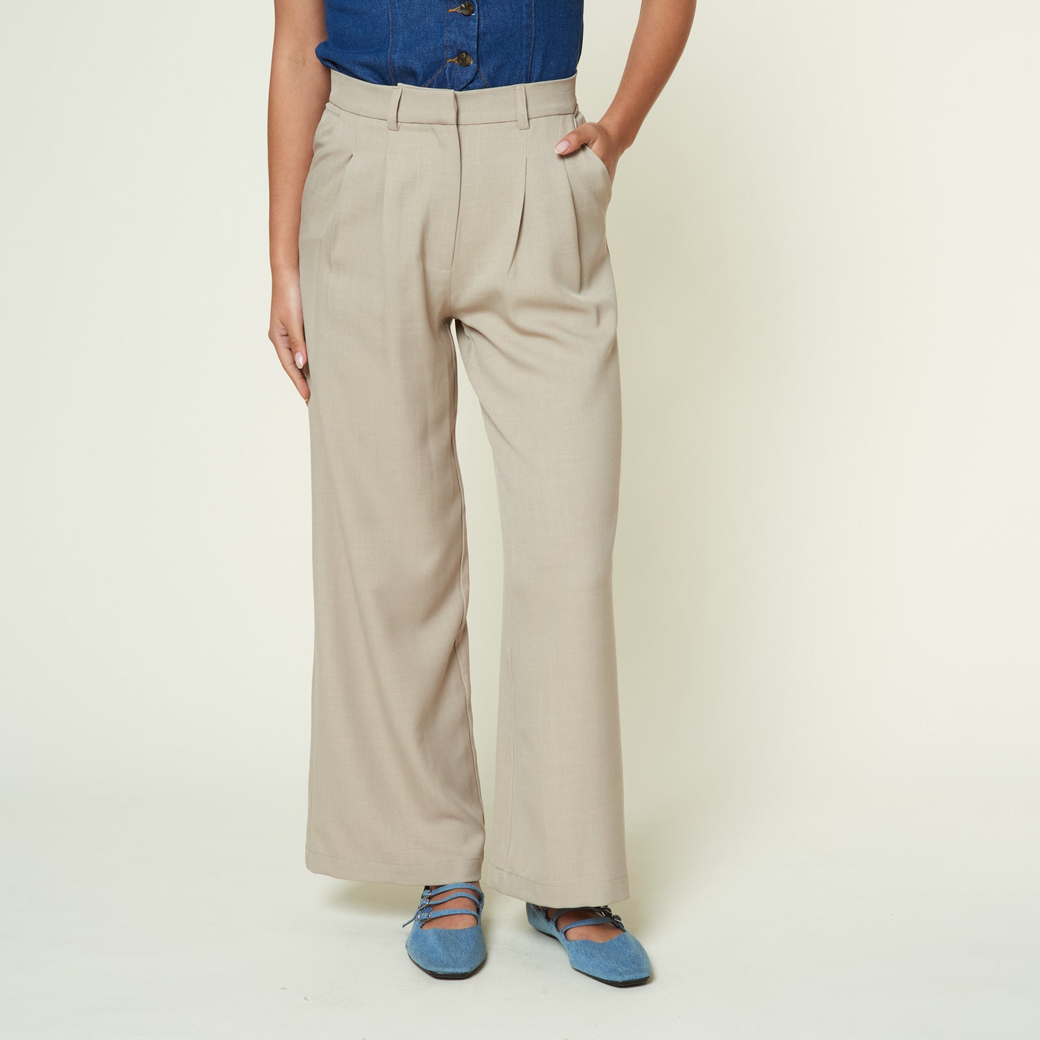 Pantalon Nela Beige