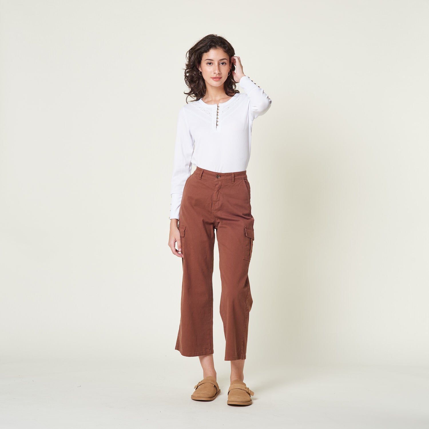 Pantalon New Cargo Marron