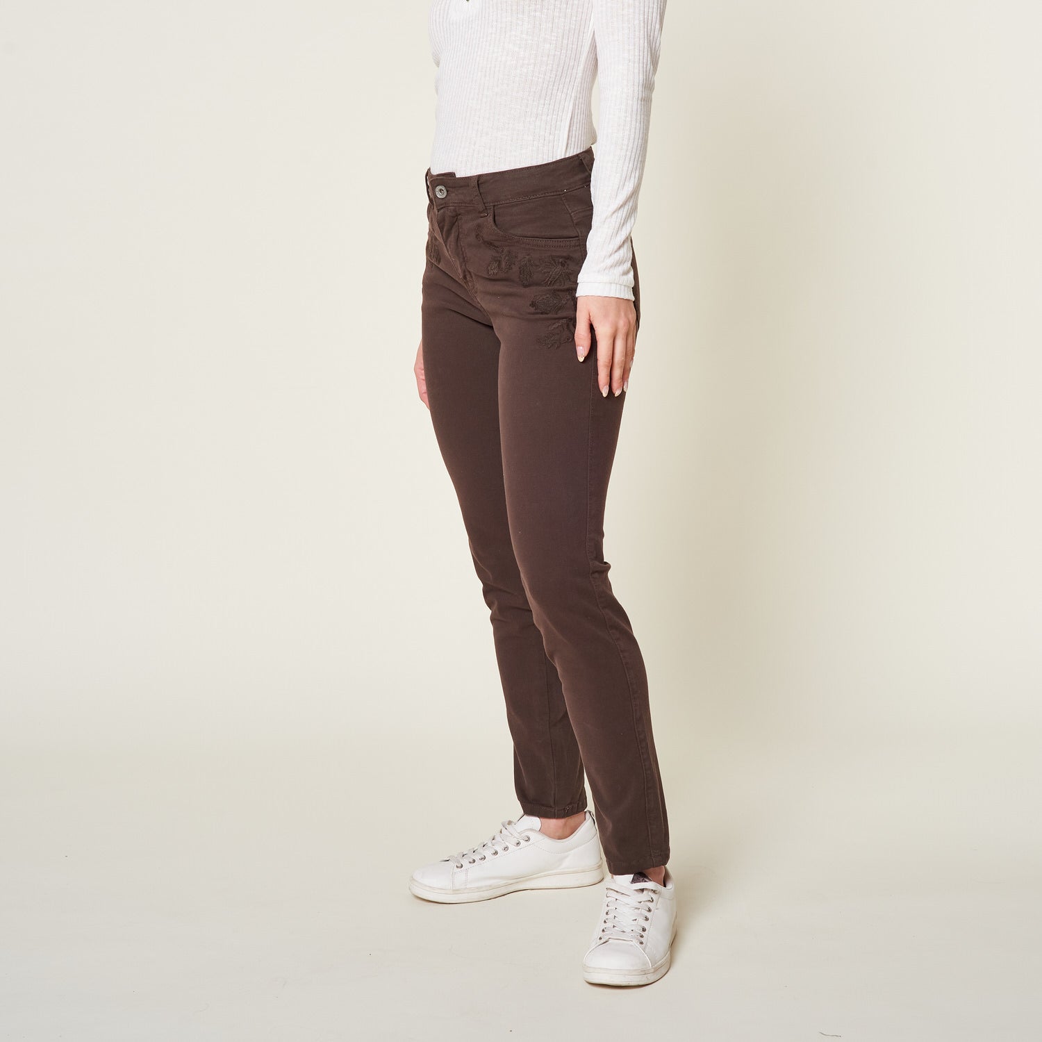 Pantalon Olwen Marron