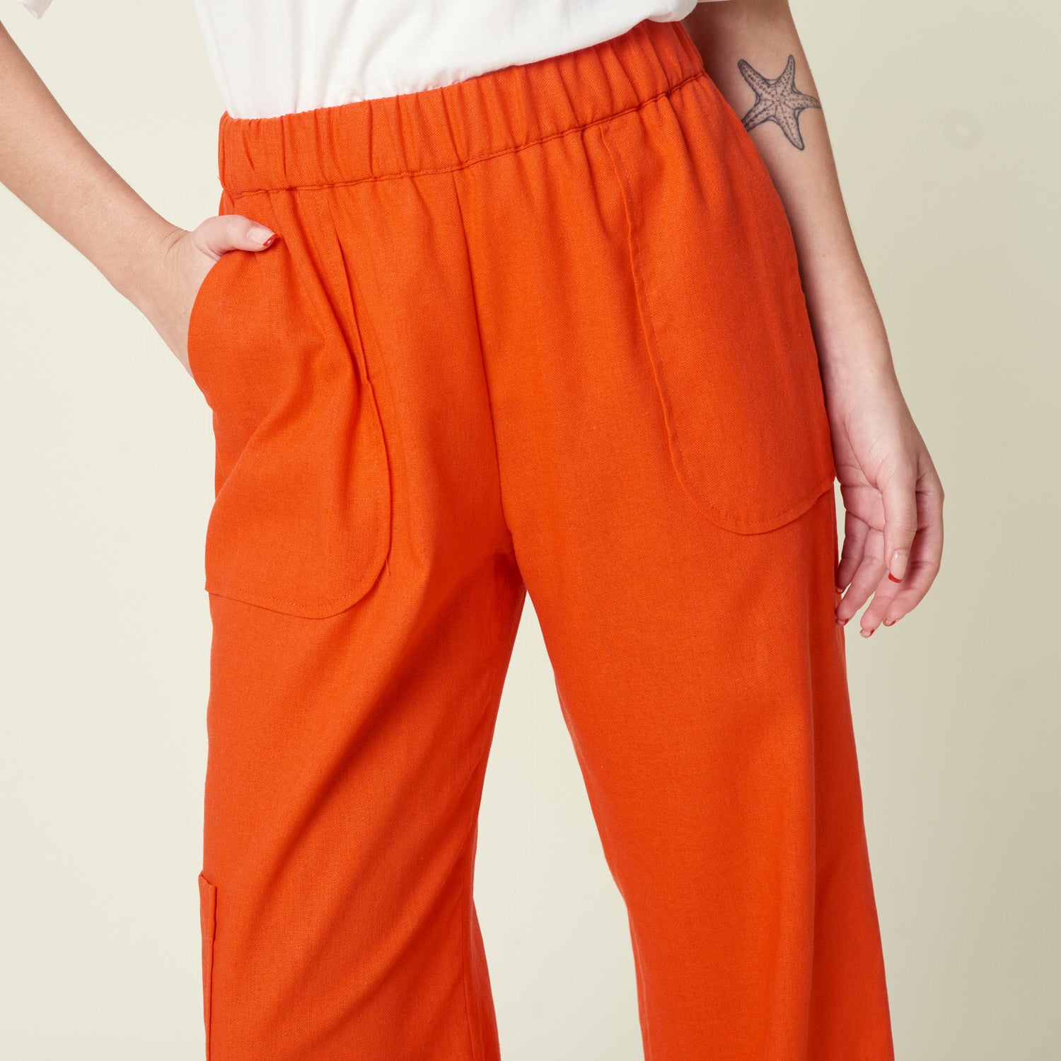 Pantalon Orleans Naranja