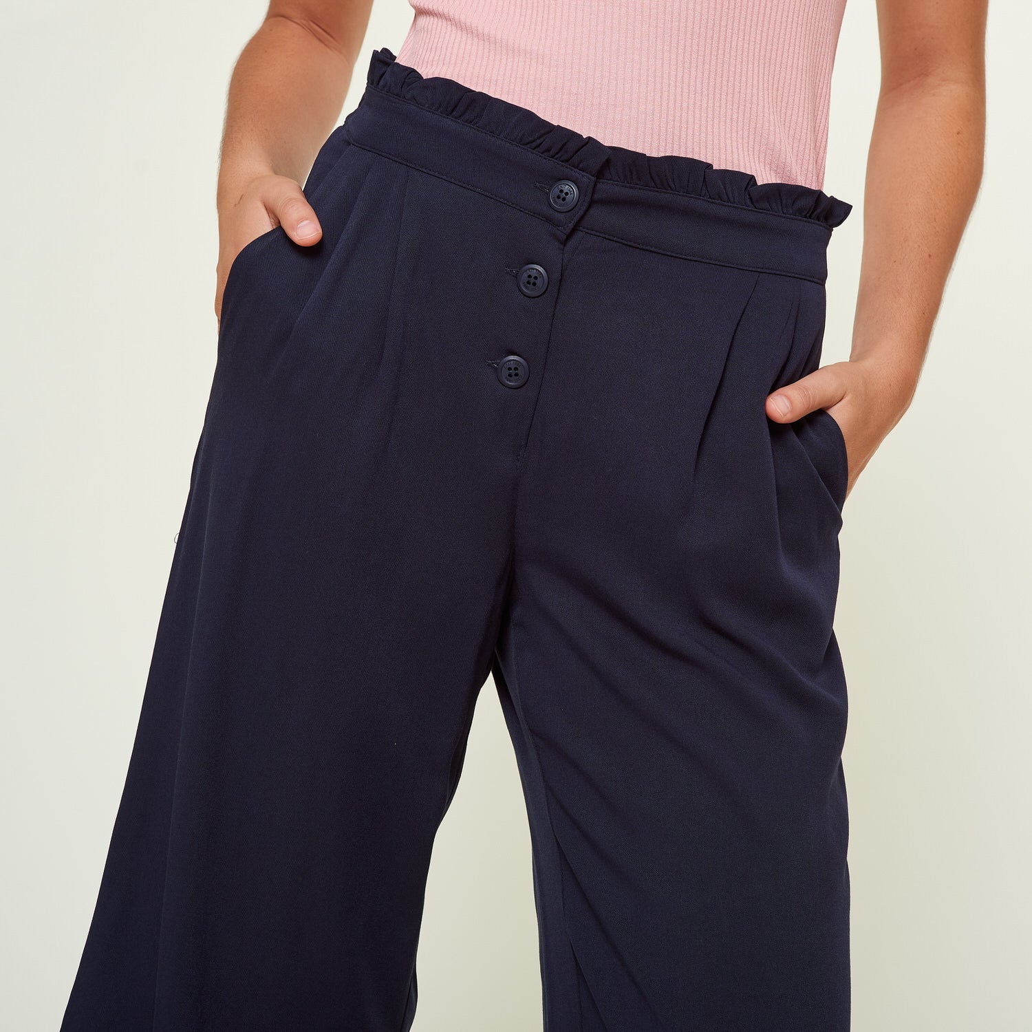 Pantalon Plata Azul