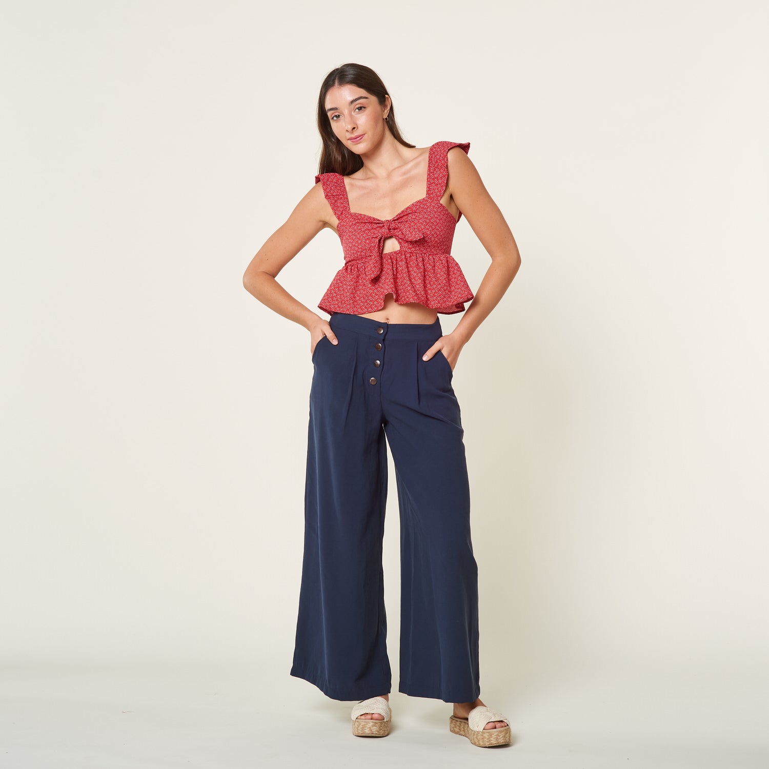 Pantalon Roxanne Azul