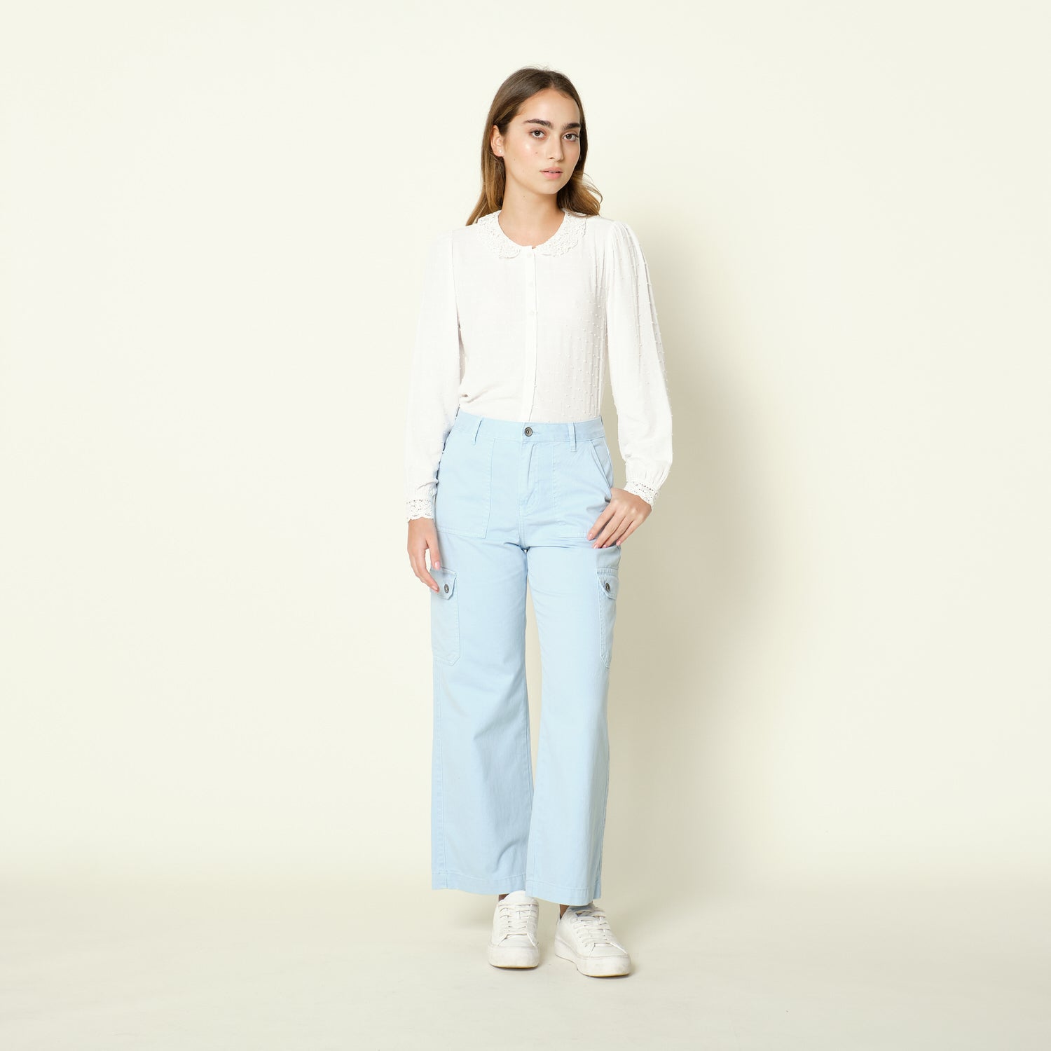 Pantalon Tilly Celeste