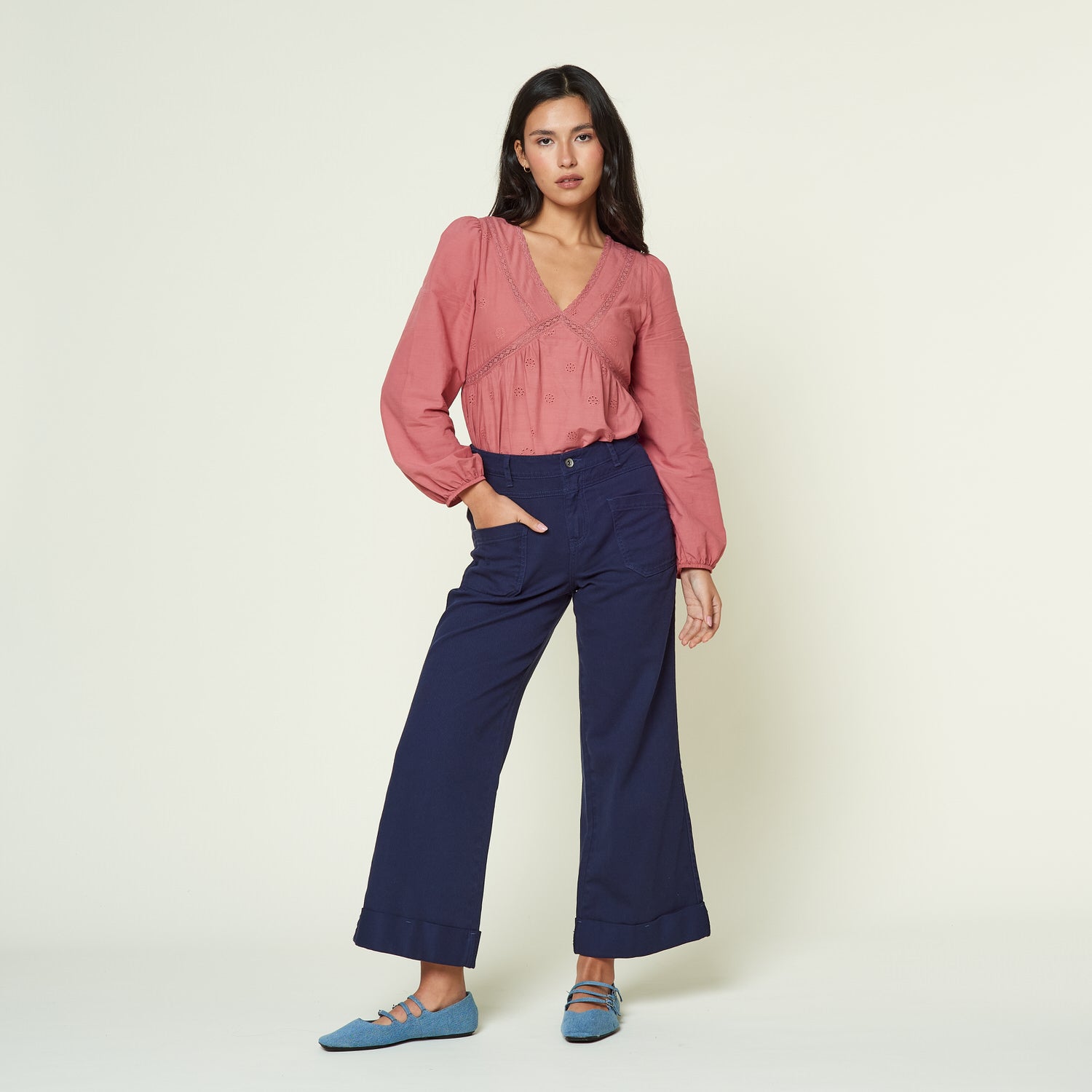 Pantalon Tish Azul