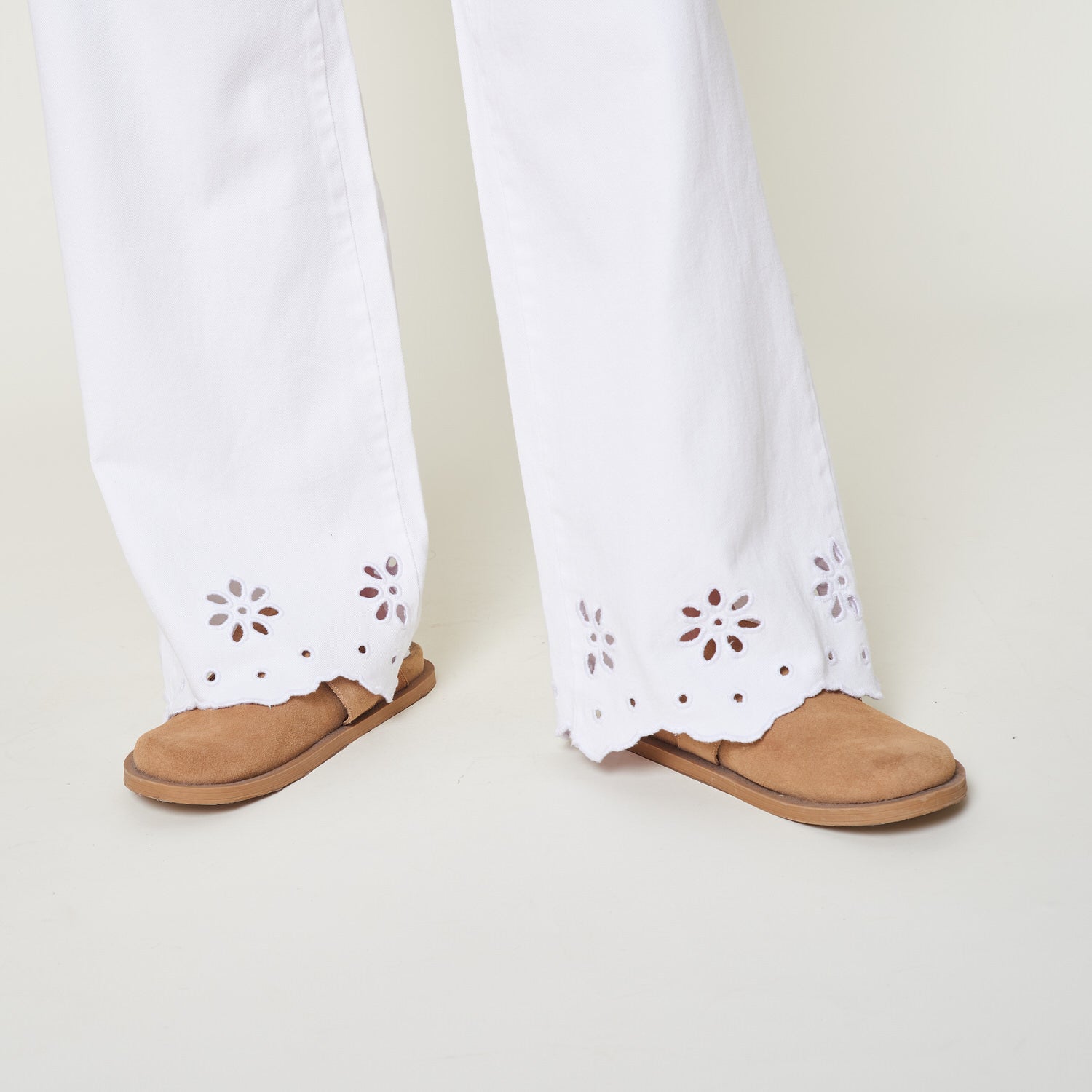 Pantalon Vernice Blanco