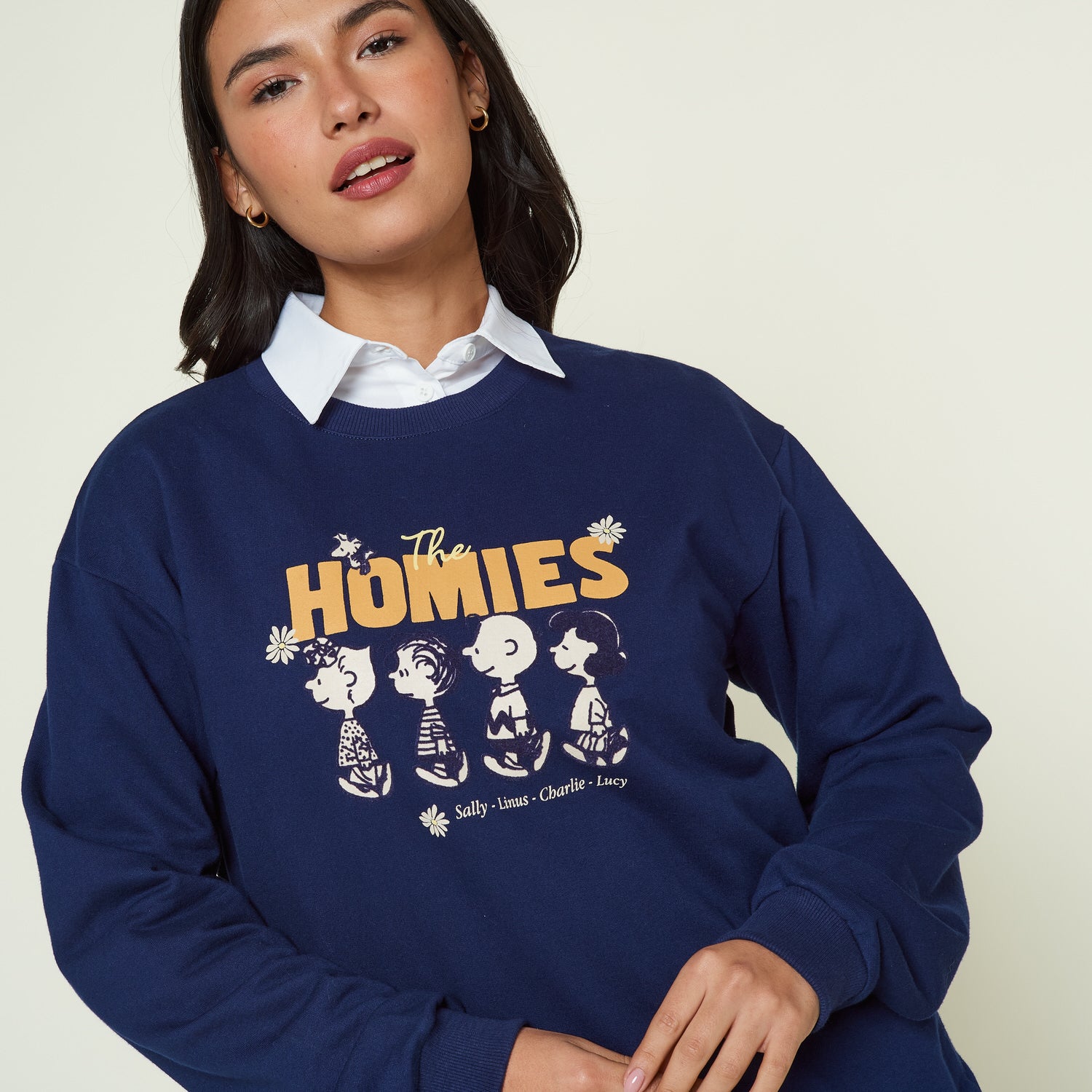 Polera Peanuts Azul