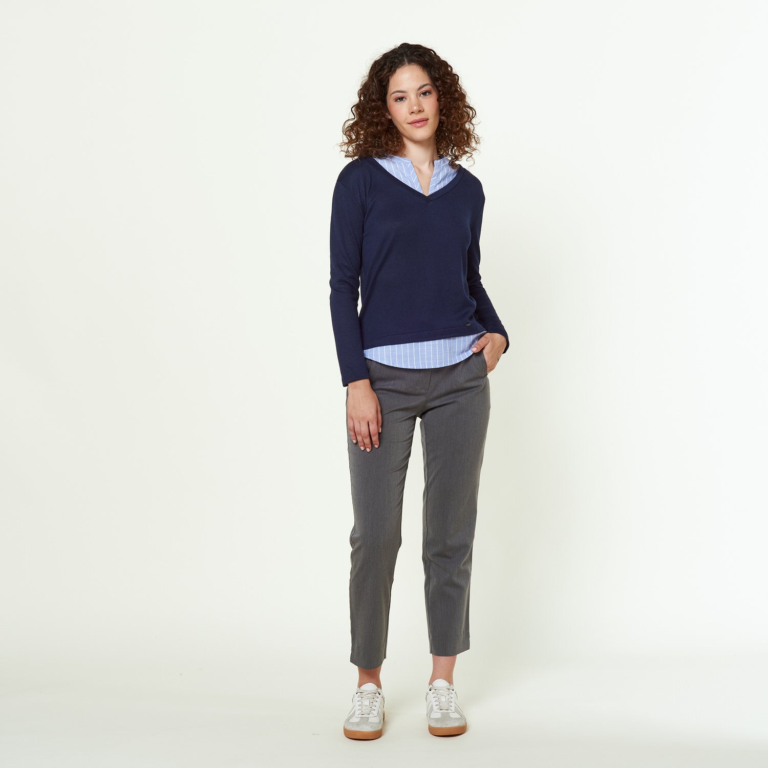 Polo Alfonsina Azul