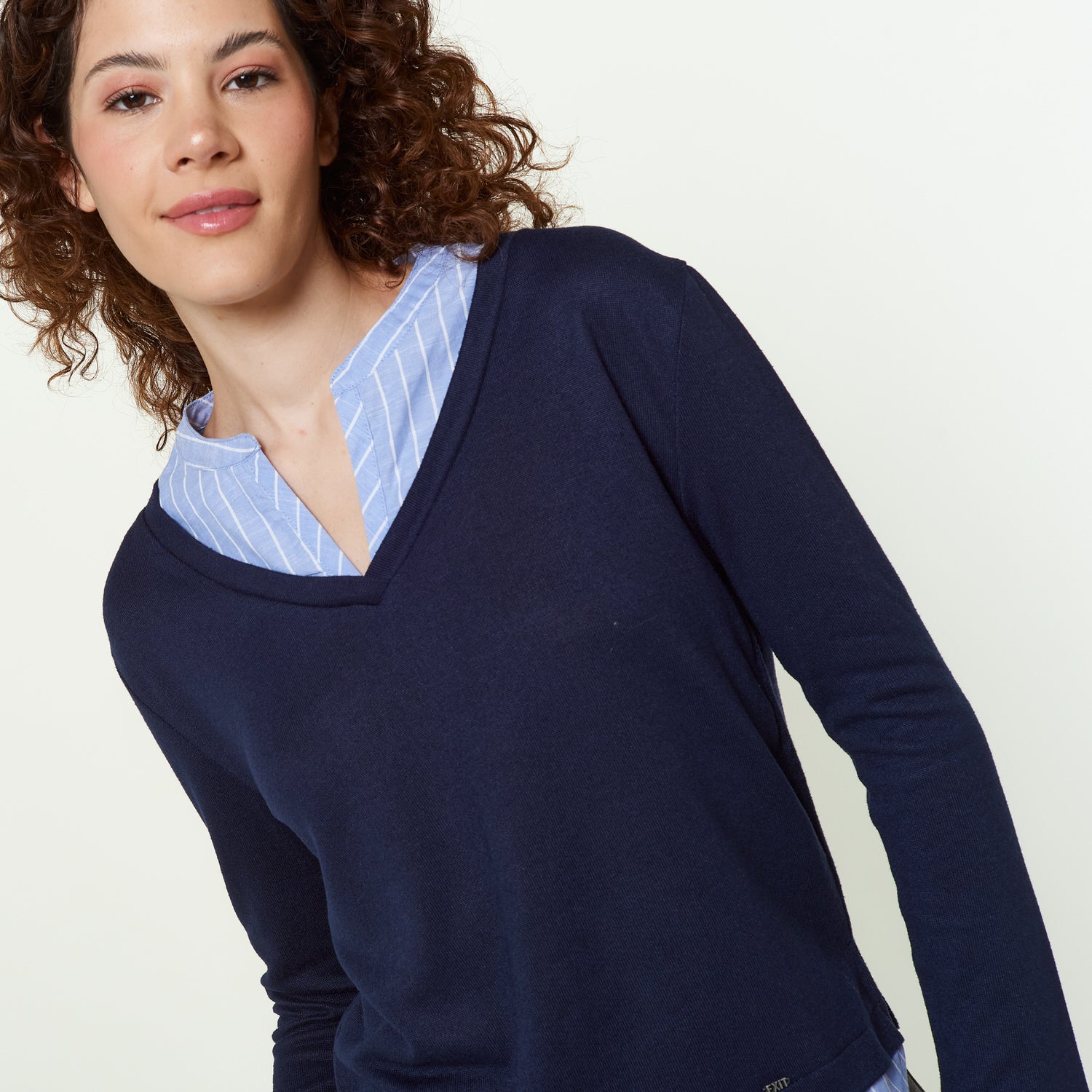 Polo Alfonsina Azul