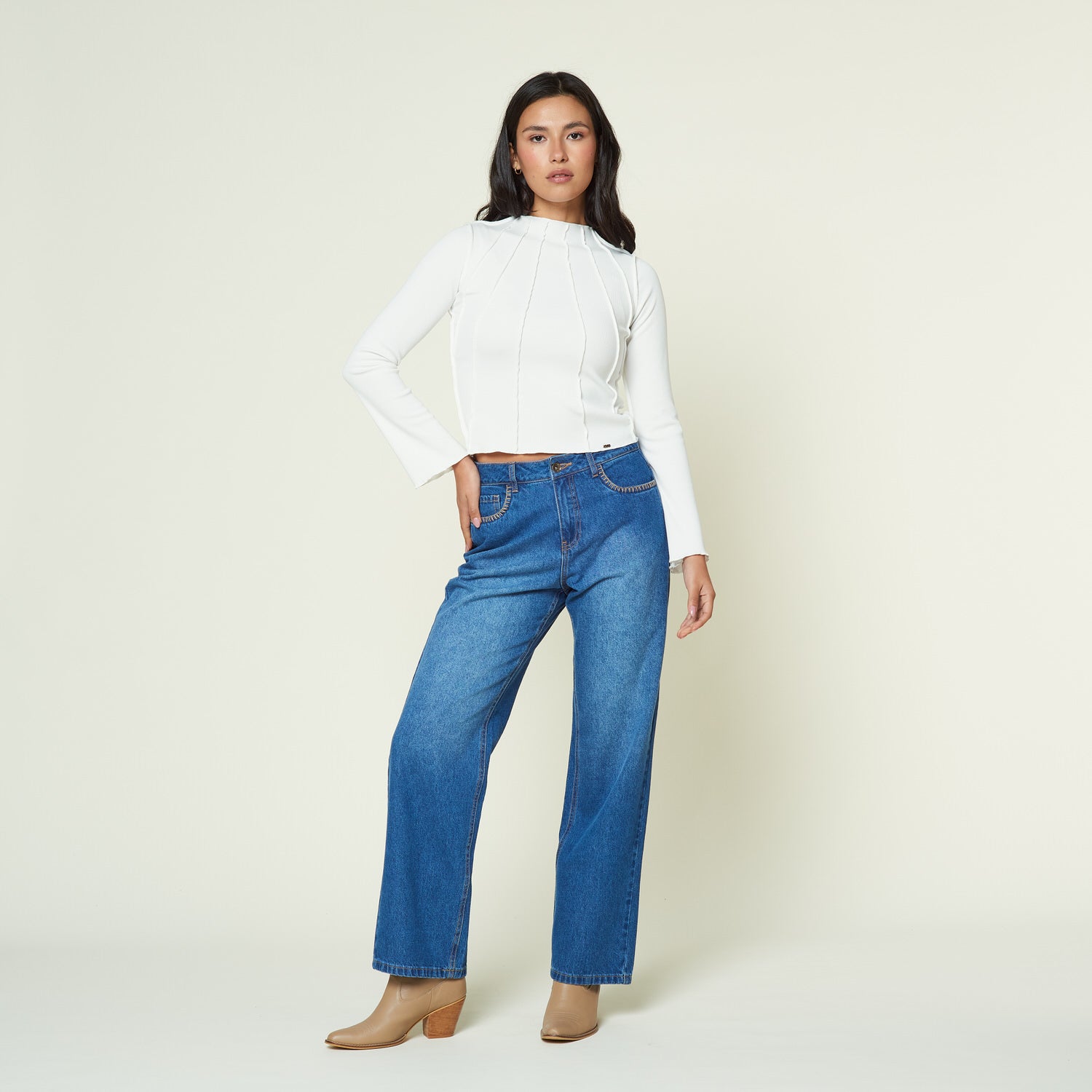 Polo Hallie Hueso