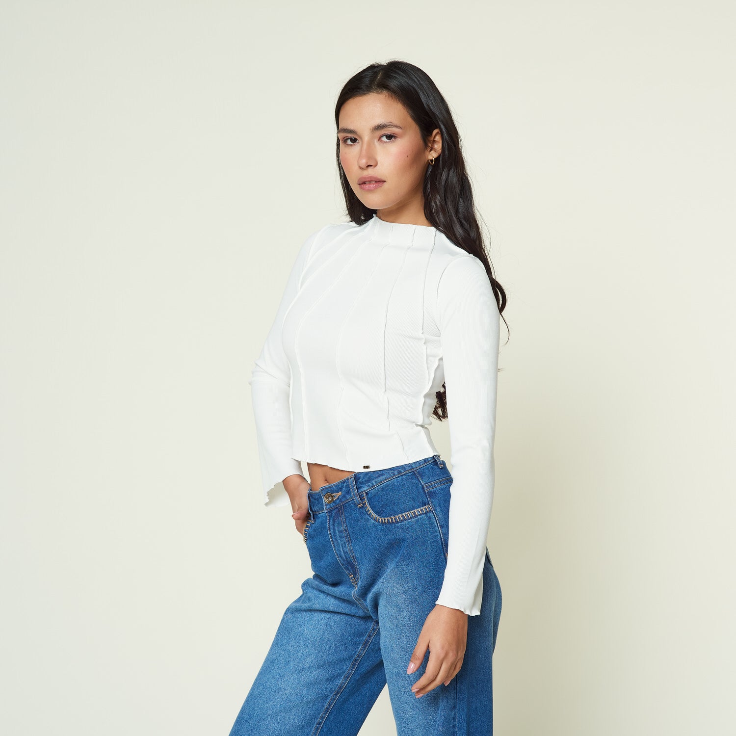 Polo Hallie Hueso