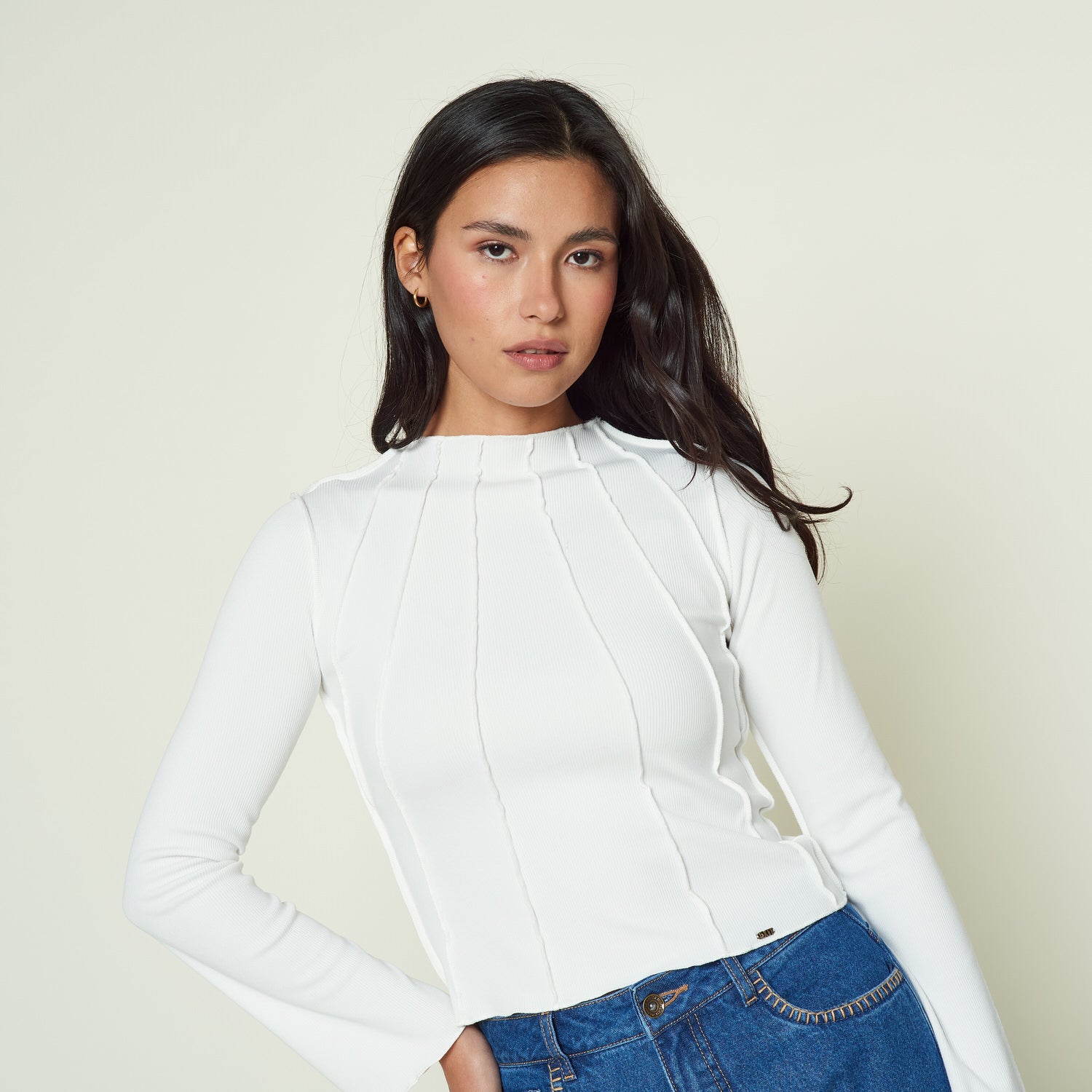 Polo Hallie Hueso